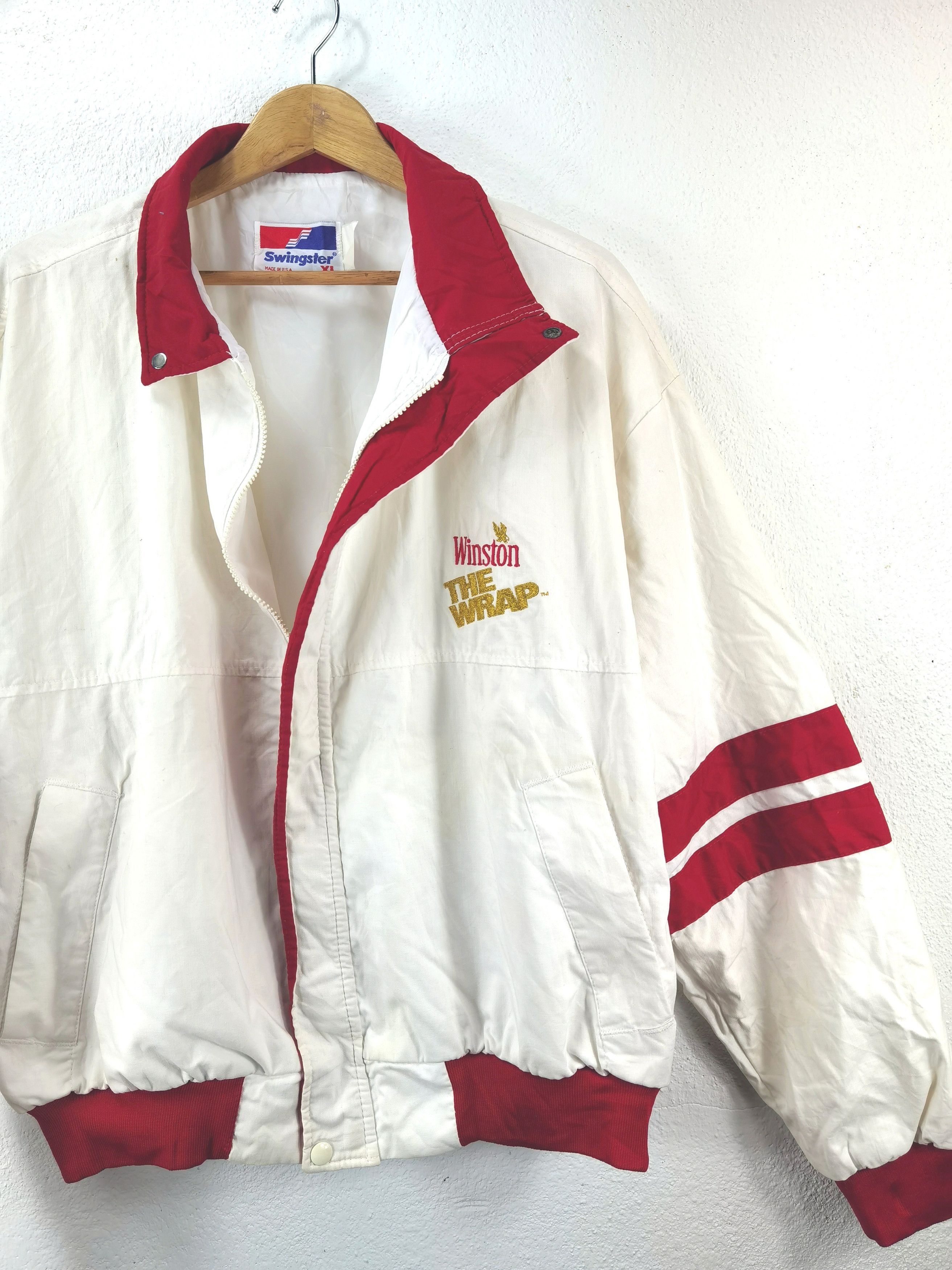 Vintage 1.8 Swingster 90s The Wrap Winston Nascar Racing jacket