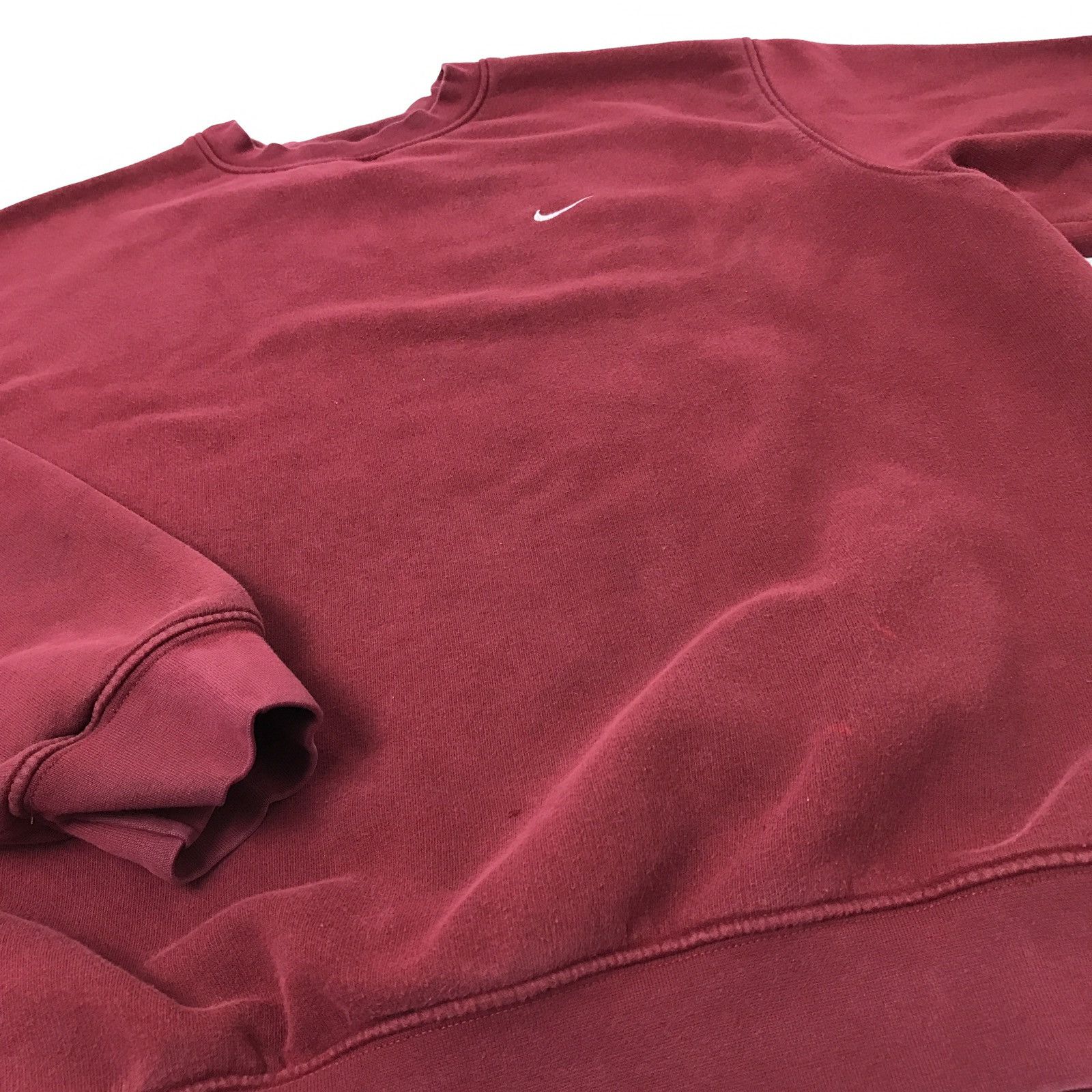 Nike Nike maroon embroidered crewneck sweatshirt Size US XL / EU 56 / 4 - 2 Preview