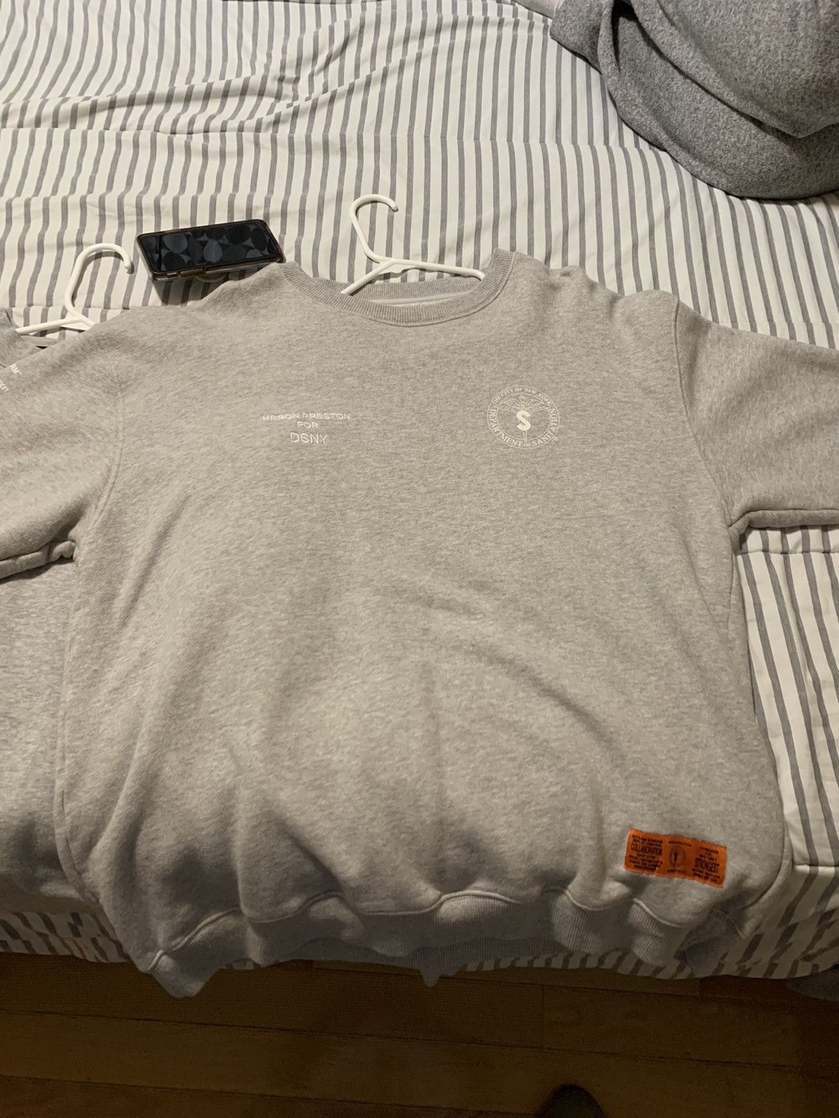Heron Preston X NYC Sanitation Sweater