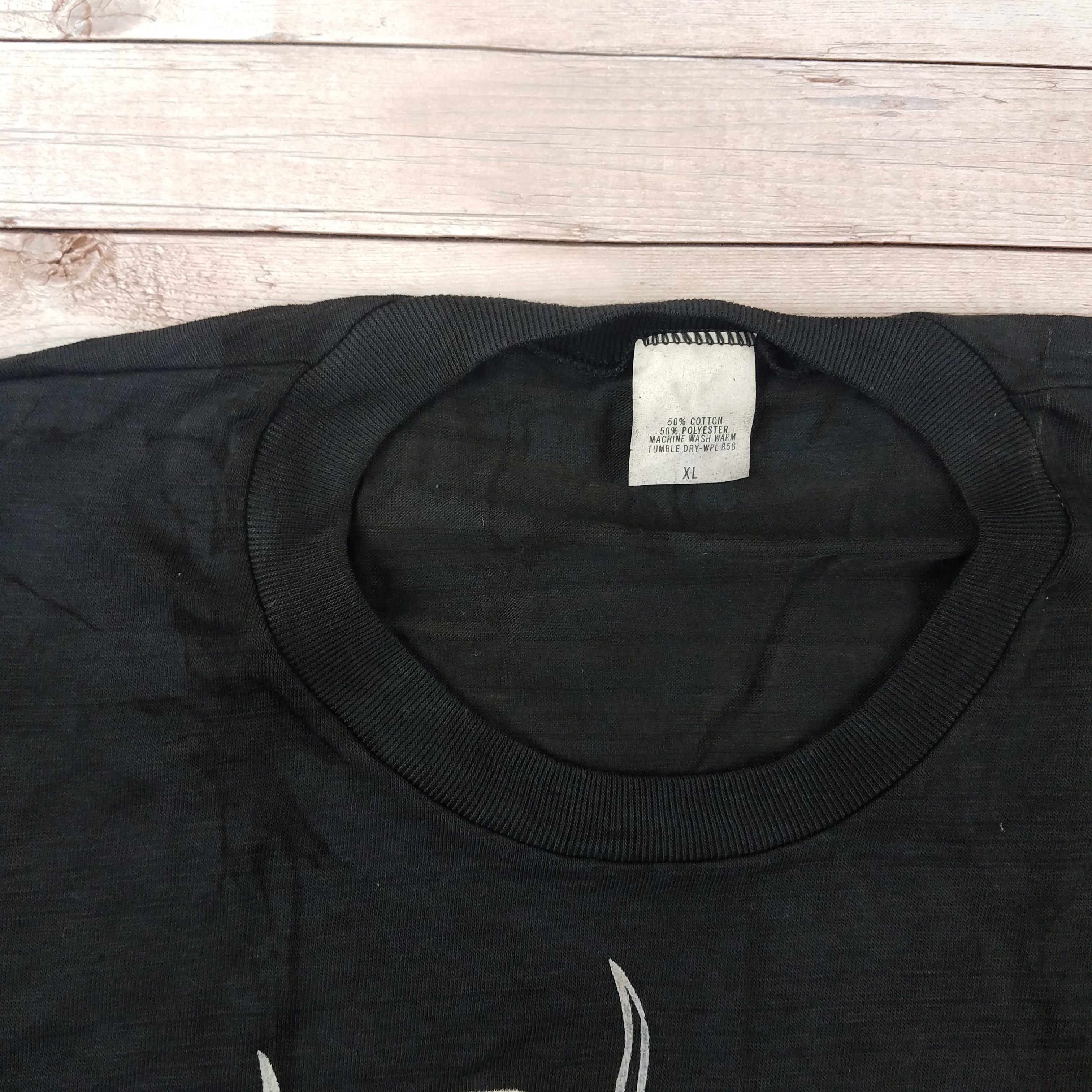 Vintage VTG 80s Daytona Paper Thin Distressed Biker Tee Shirt Size US L / EU 52-54 / 3 - 5 Thumbnail