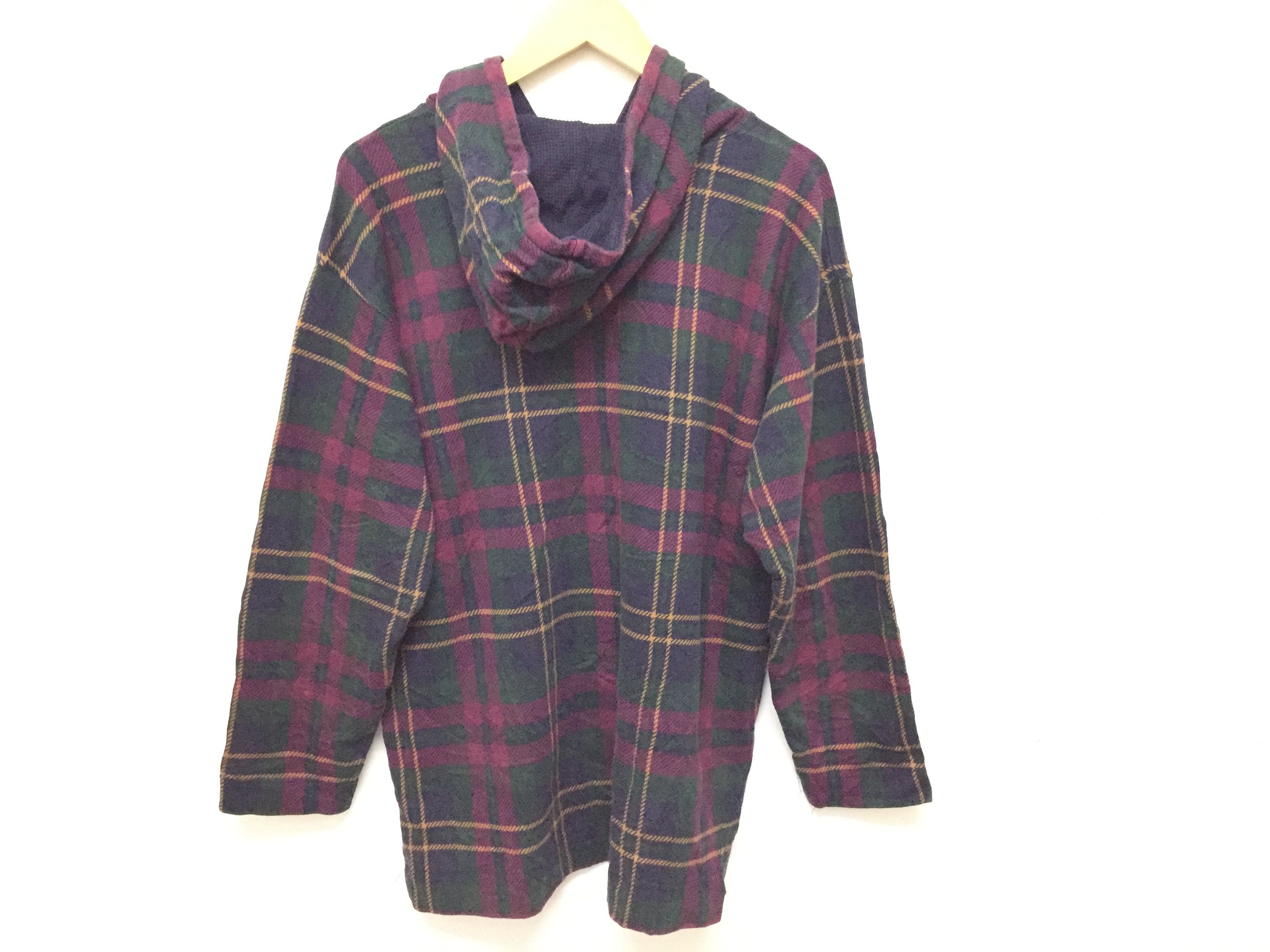 Polo Ralph Lauren 90's Blackwatch tartan Zipper pocket hoodie Size US M / EU 48-50 / 2 - 5 Thumbnail