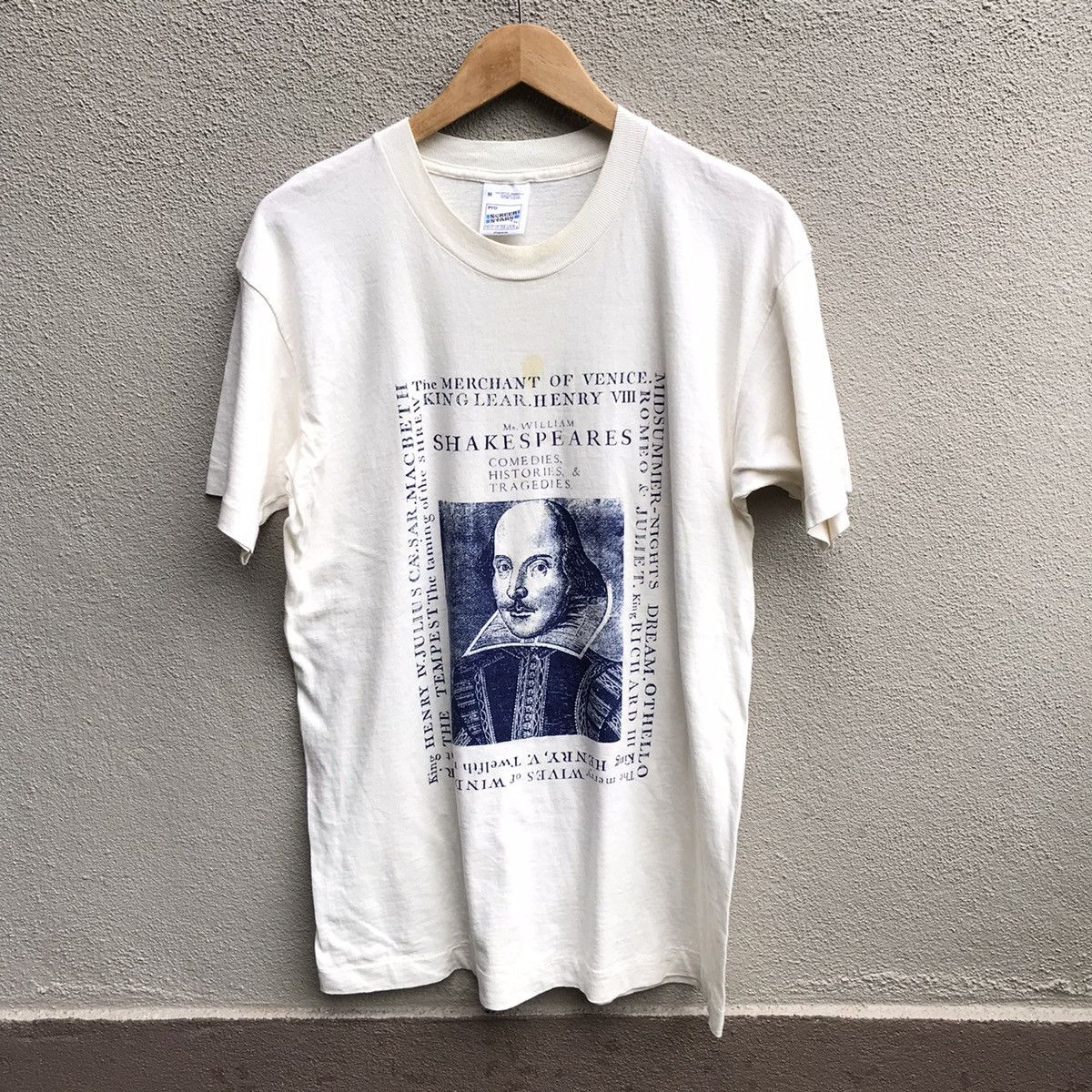 Vintage Vintage WILLIAM SHAKESPEARES science art tee picasso dali Size US M / EU 48-50 / 2 - 1 Thumbnail
