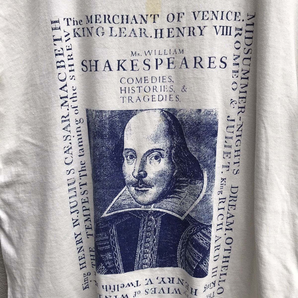 Vintage Vintage WILLIAM SHAKESPEARES science art tee picasso dali Size US M / EU 48-50 / 2 - 3 Thumbnail