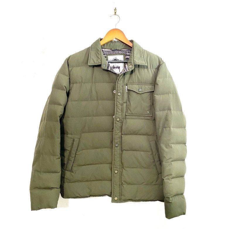 Penfield × Stussy RARE STUSSY x PENFIELD OLIVE GREEN PUFFER DOWN  
