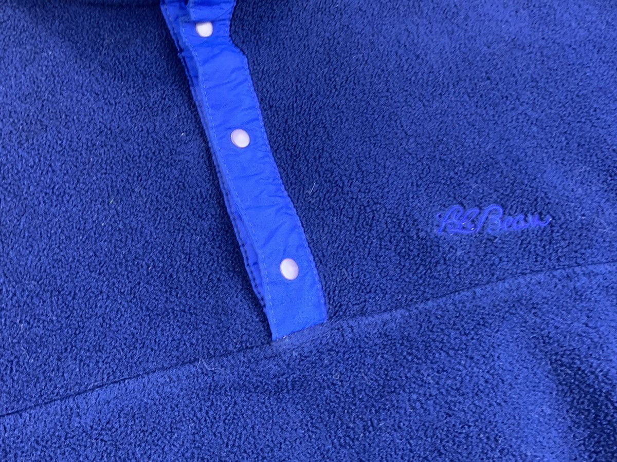 L.L. Bean × Vintage VTG 90s LL Bean snap T script logo fleece navy M hype rare Size US L / EU 52-54 / 3 - 5 Thumbnail
