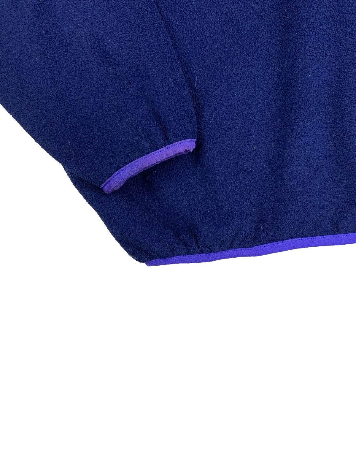 L.L. Bean × Vintage VTG 90s LL Bean snap T script logo fleece navy M hype rare Size US L / EU 52-54 / 3 - 2 Thumbnail