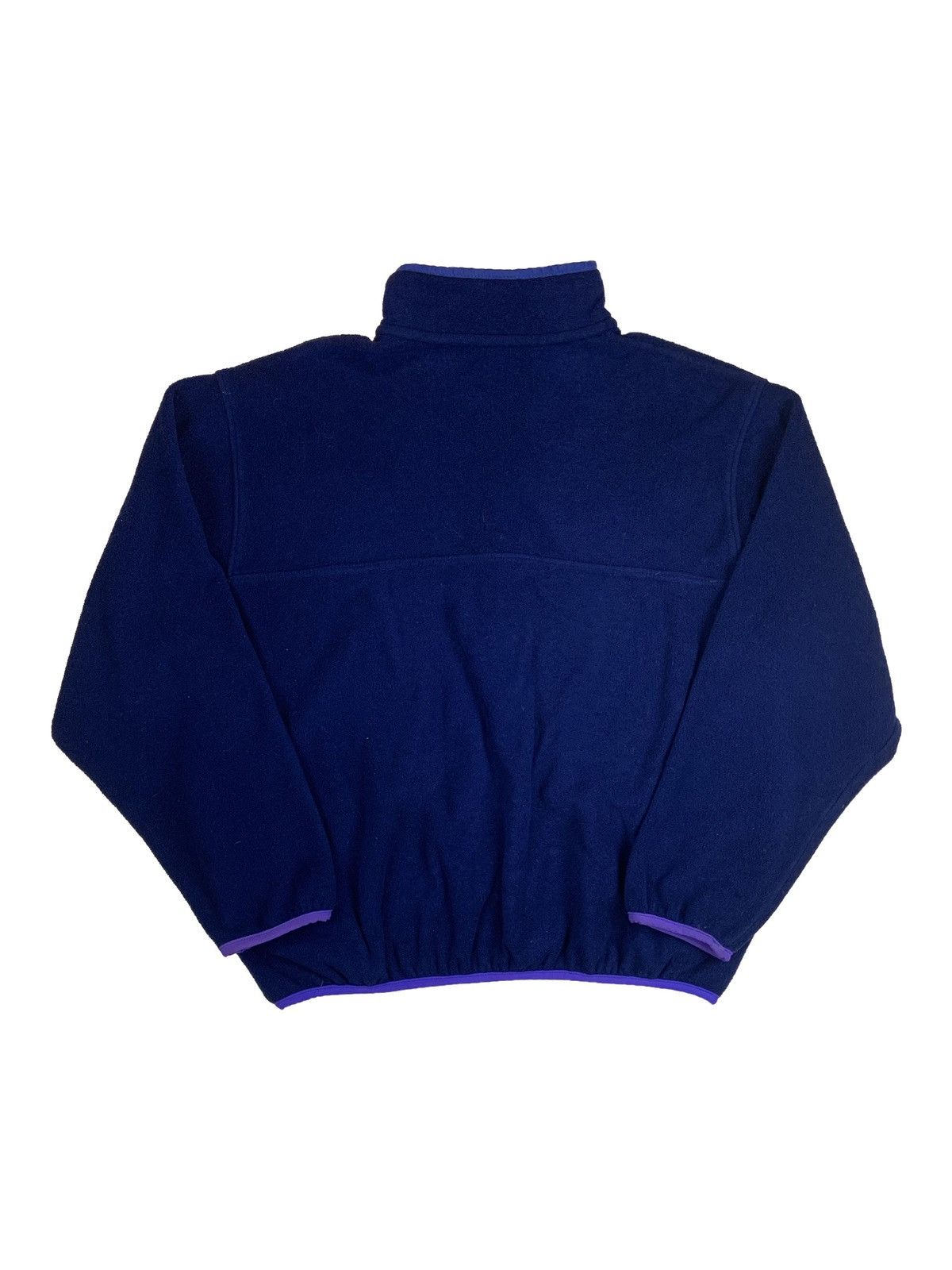 L.L. Bean × Vintage VTG 90s LL Bean snap T script logo fleece navy M hype rare Size US L / EU 52-54 / 3 - 7 Thumbnail