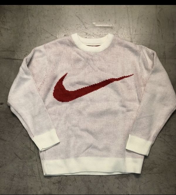 Supreme nike knit clearance sweater