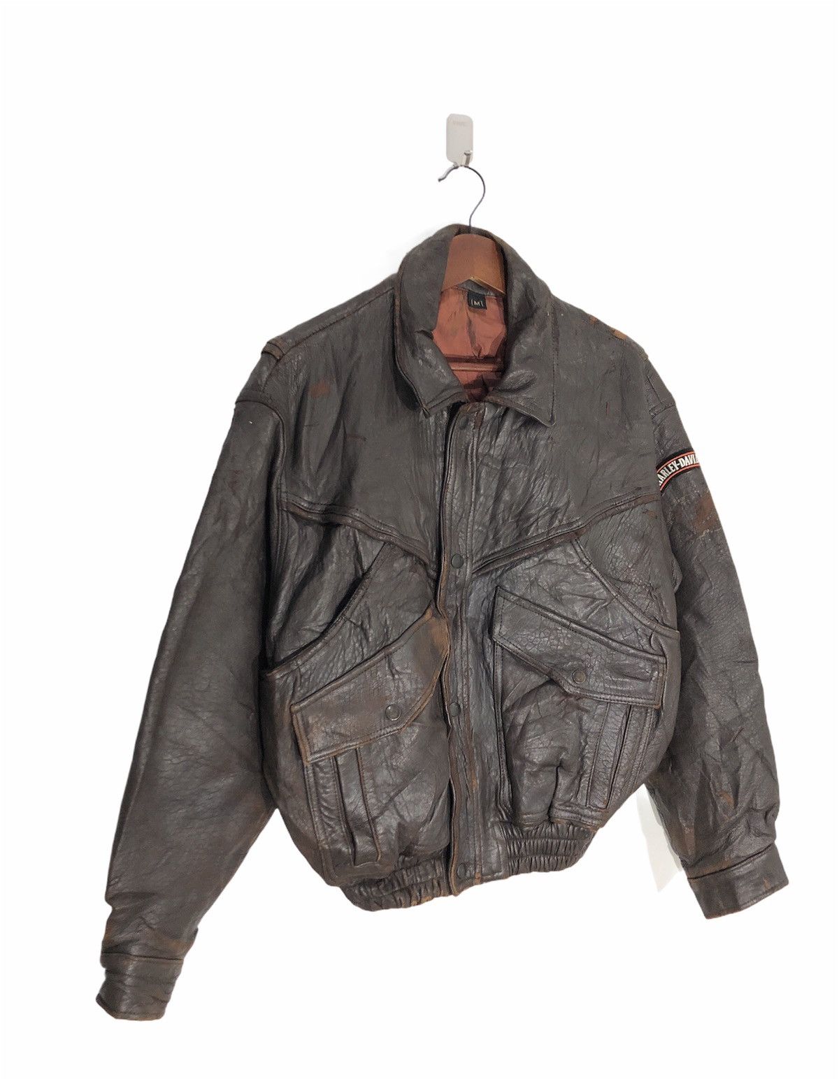 Genuine Leather Harley Davidson Custom Made Leather Jacket Size US M / EU 48-50 / 2 - 3 Thumbnail