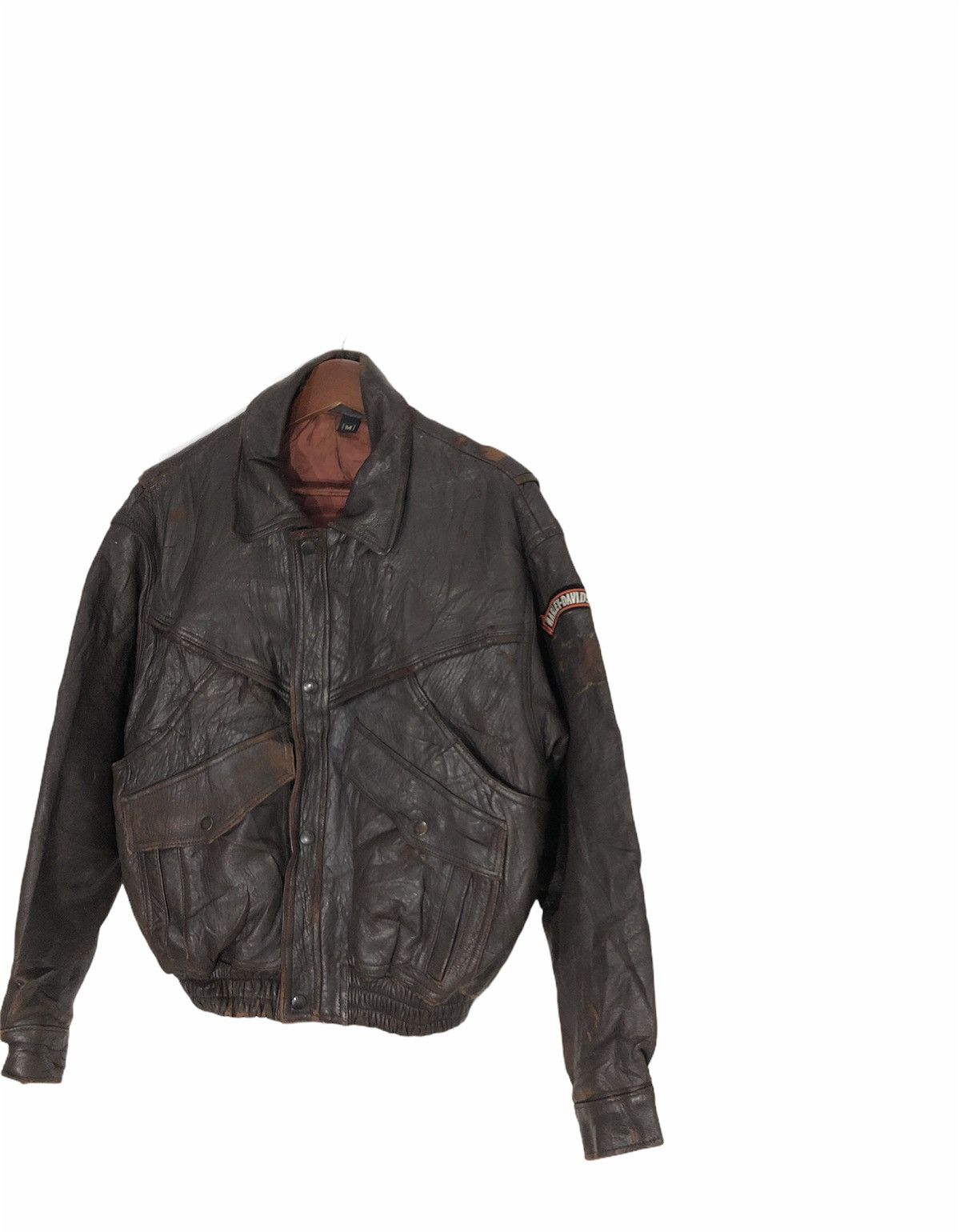 Genuine Leather Harley Davidson Custom Made Leather Jacket Size US M / EU 48-50 / 2 - 6 Thumbnail