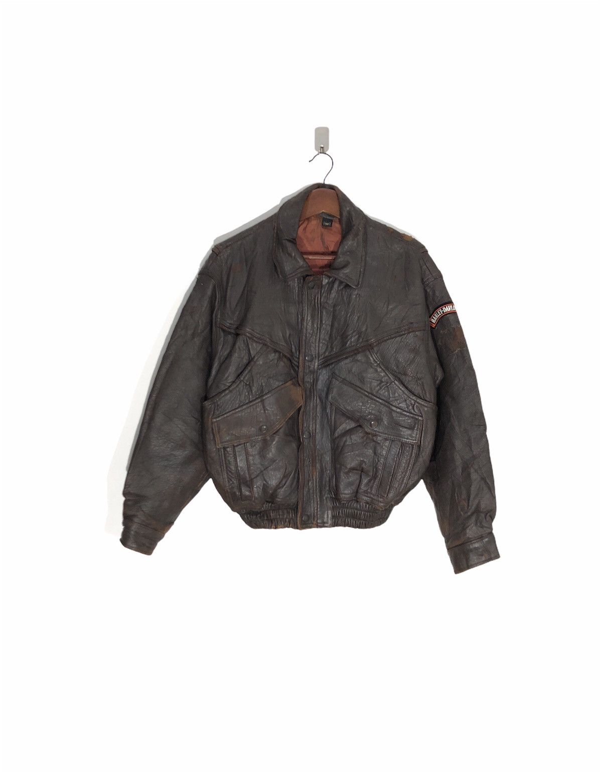 Genuine Leather Harley Davidson Custom Made Leather Jacket Size US M / EU 48-50 / 2 - 2 Thumbnail