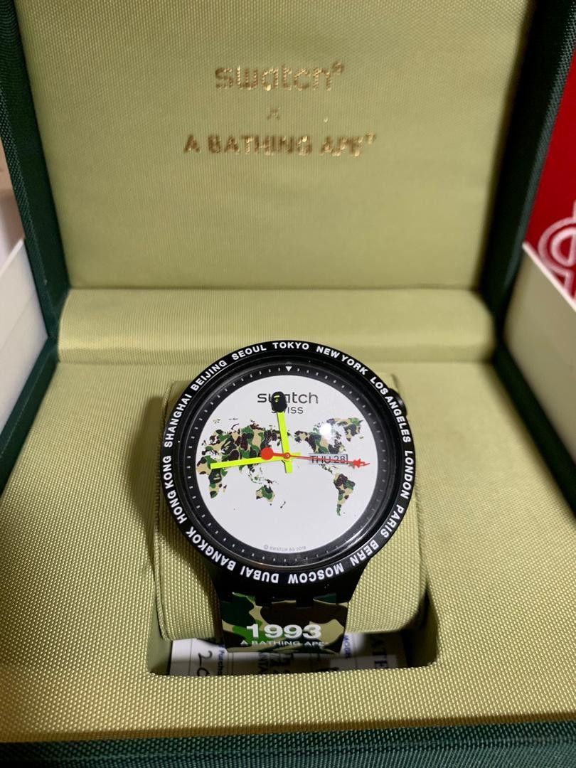 Bape Swatch World shops Edition