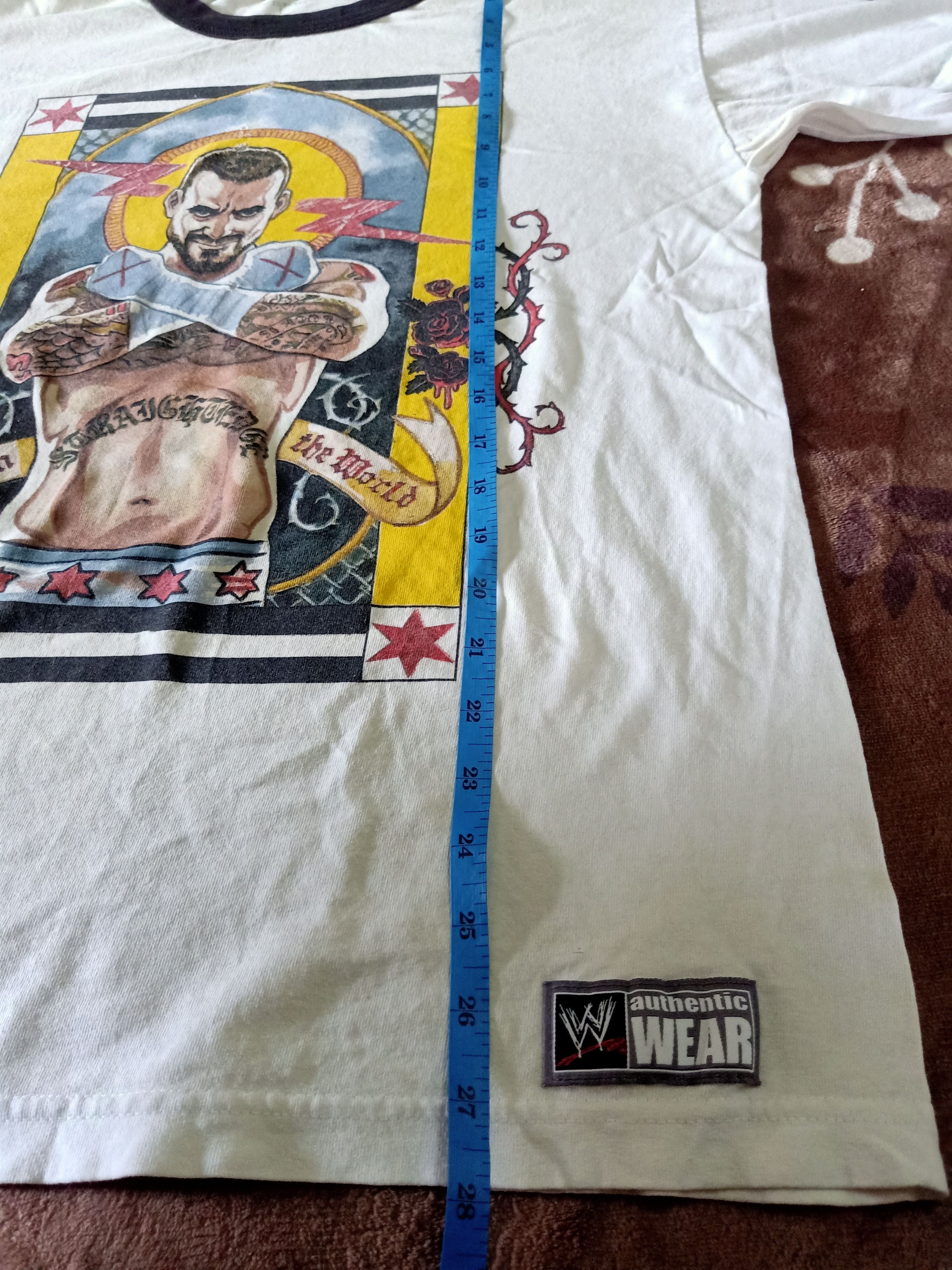 WWE WWE CM Punk Best of The World Ringer T Shirt Size US L / EU 52-54 / 3 - 7 Thumbnail