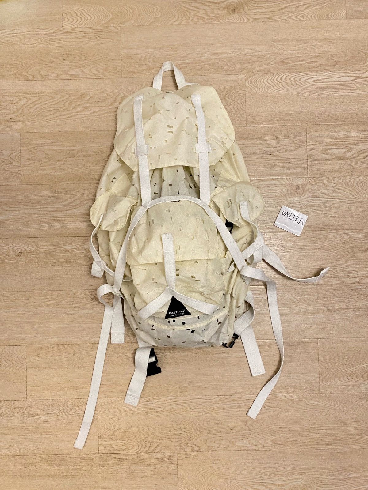 2008 Raf Simons (of Prada) x Eastpak Black Quilted Kitbag Bag Backpack  Rucksack