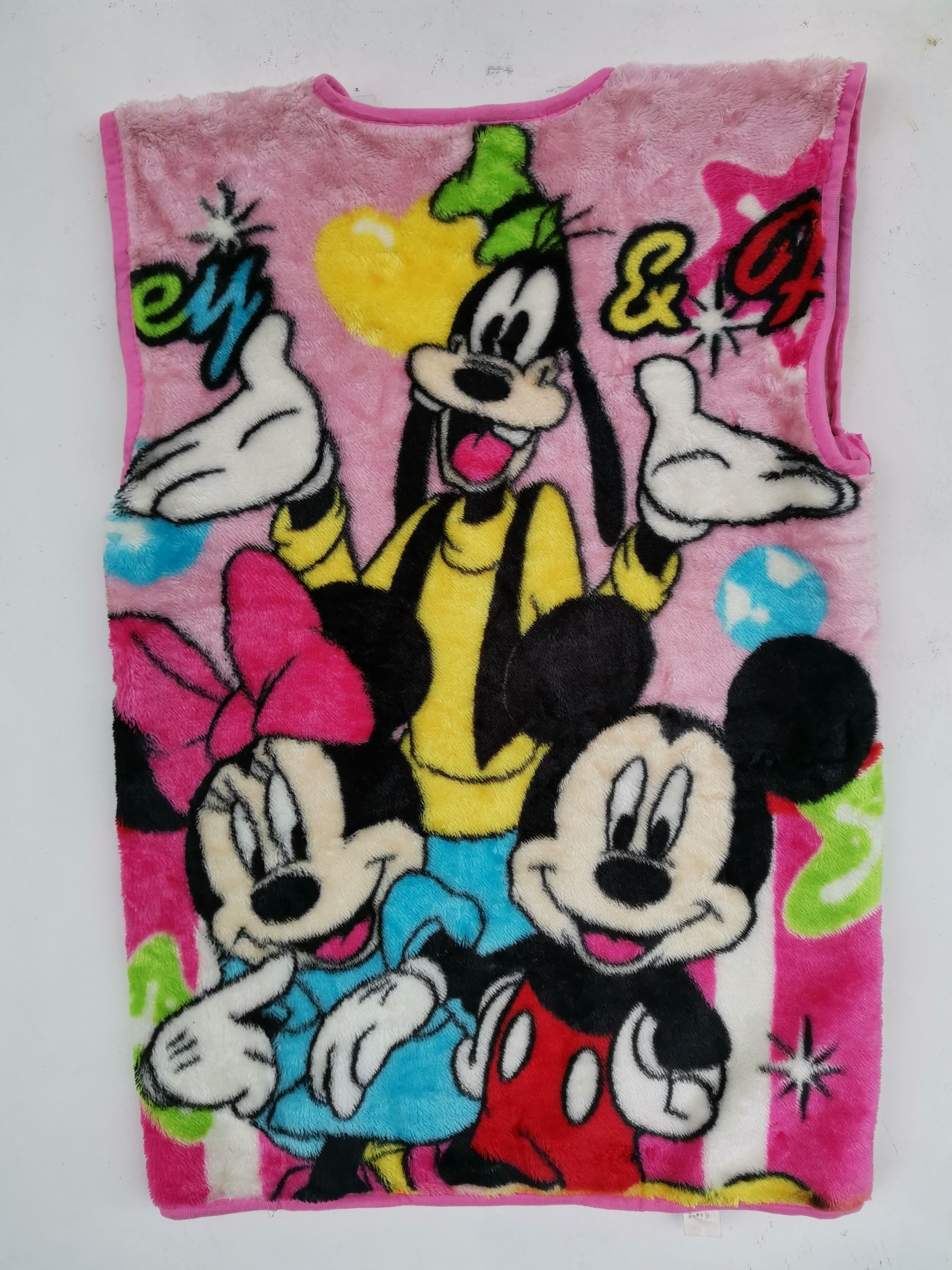 Disney Rare!!! Disney Mickey Mouse and Friends Vest Fleece Size US L / EU 52-54 / 3 - 3 Thumbnail