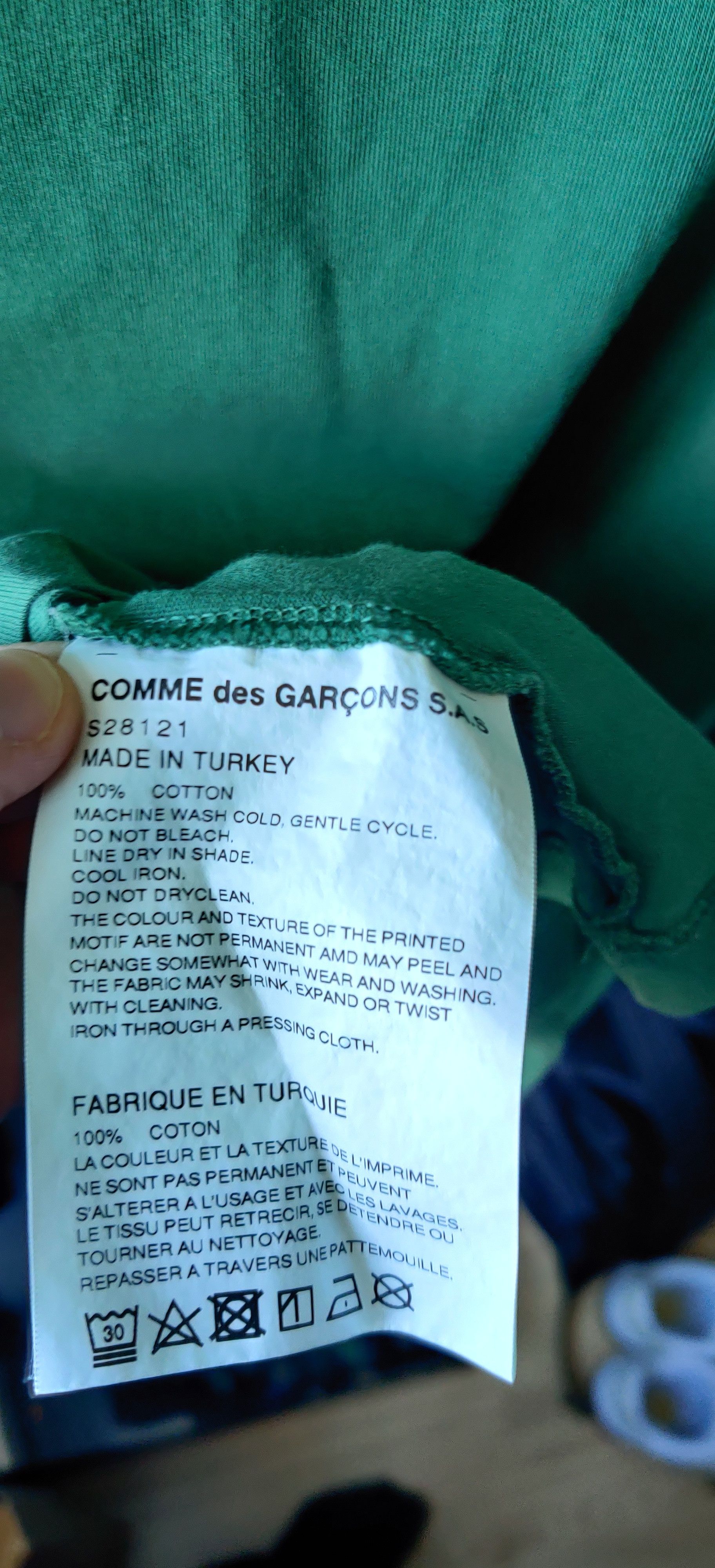Comme des Garcons SHIRT Comme des garcons logo T-shirt Size US L / EU 52-54 / 3 - 8 Thumbnail
