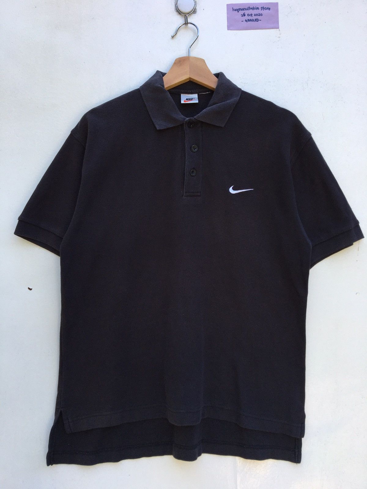 Nike Vintage Nike Polo Shirt Swoosh Logo Size US M / EU 48-50 / 2 - 2 Thumbnail