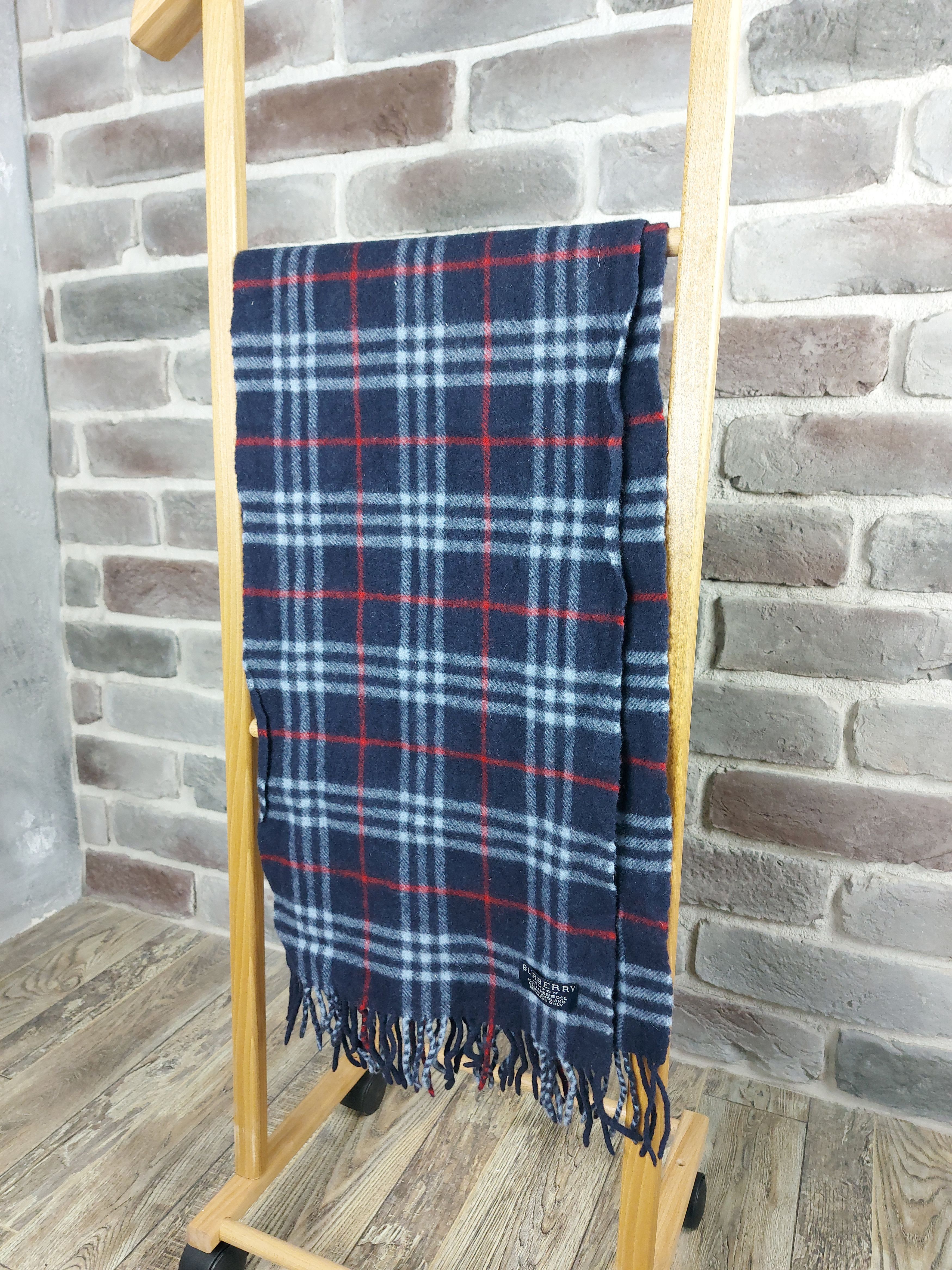 Burberry × Vintage Burberry Vintage Cashmere Scarf Size ONE SIZE - 1 Thumbnail