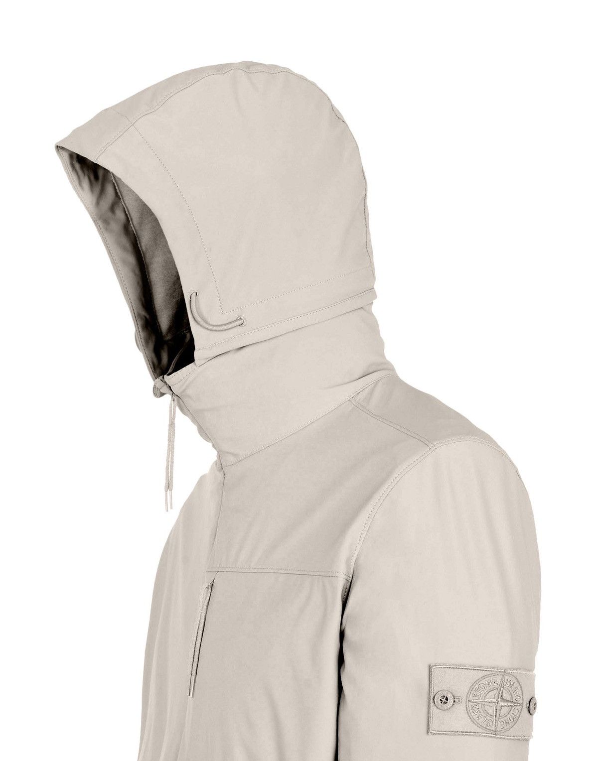 Stone Island Ghost Piece nylon cotton 3L Jacket Beige Medium Grailed