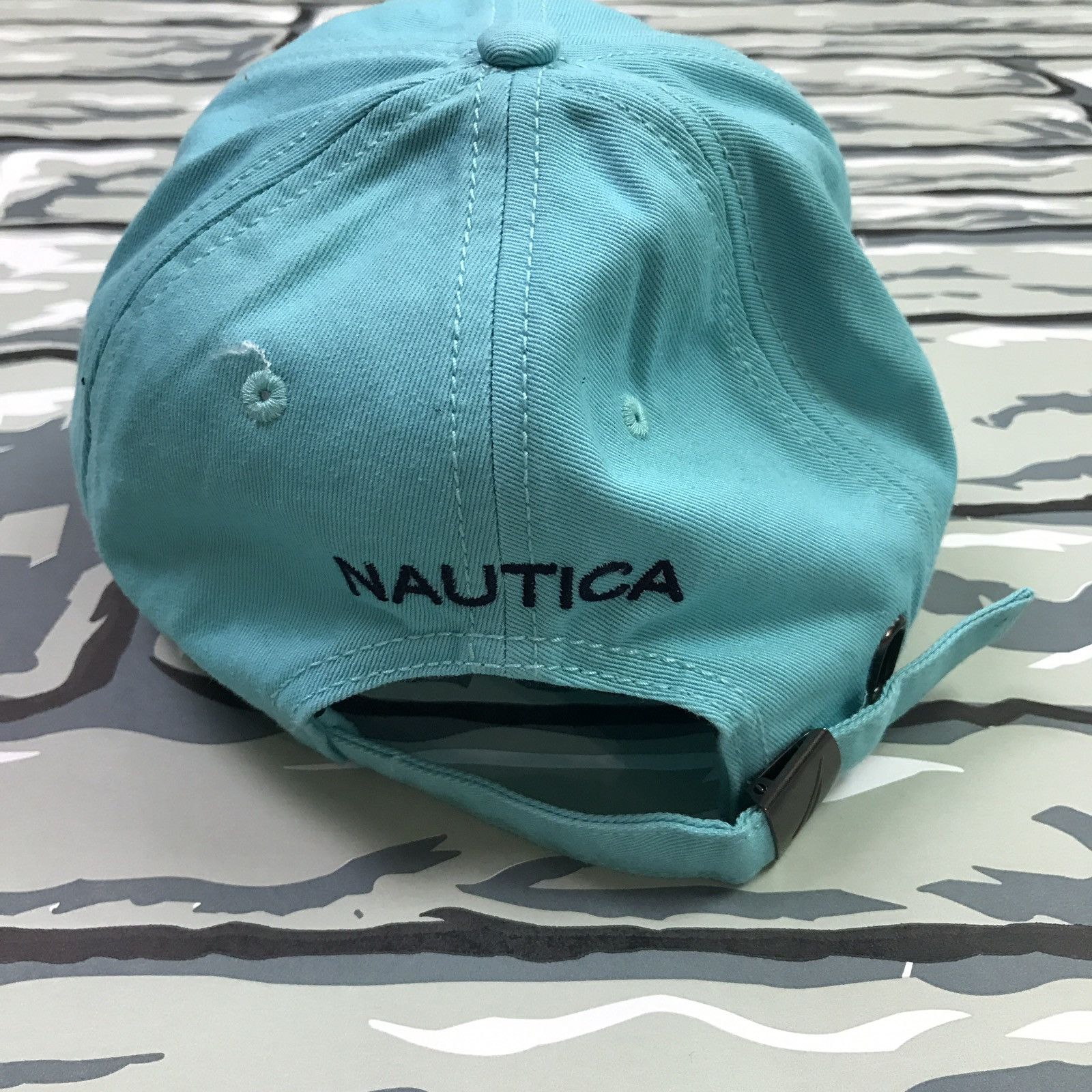 Nautica Nautica Teal Strapback Hat Worn Once Size ONE SIZE - 2 Preview