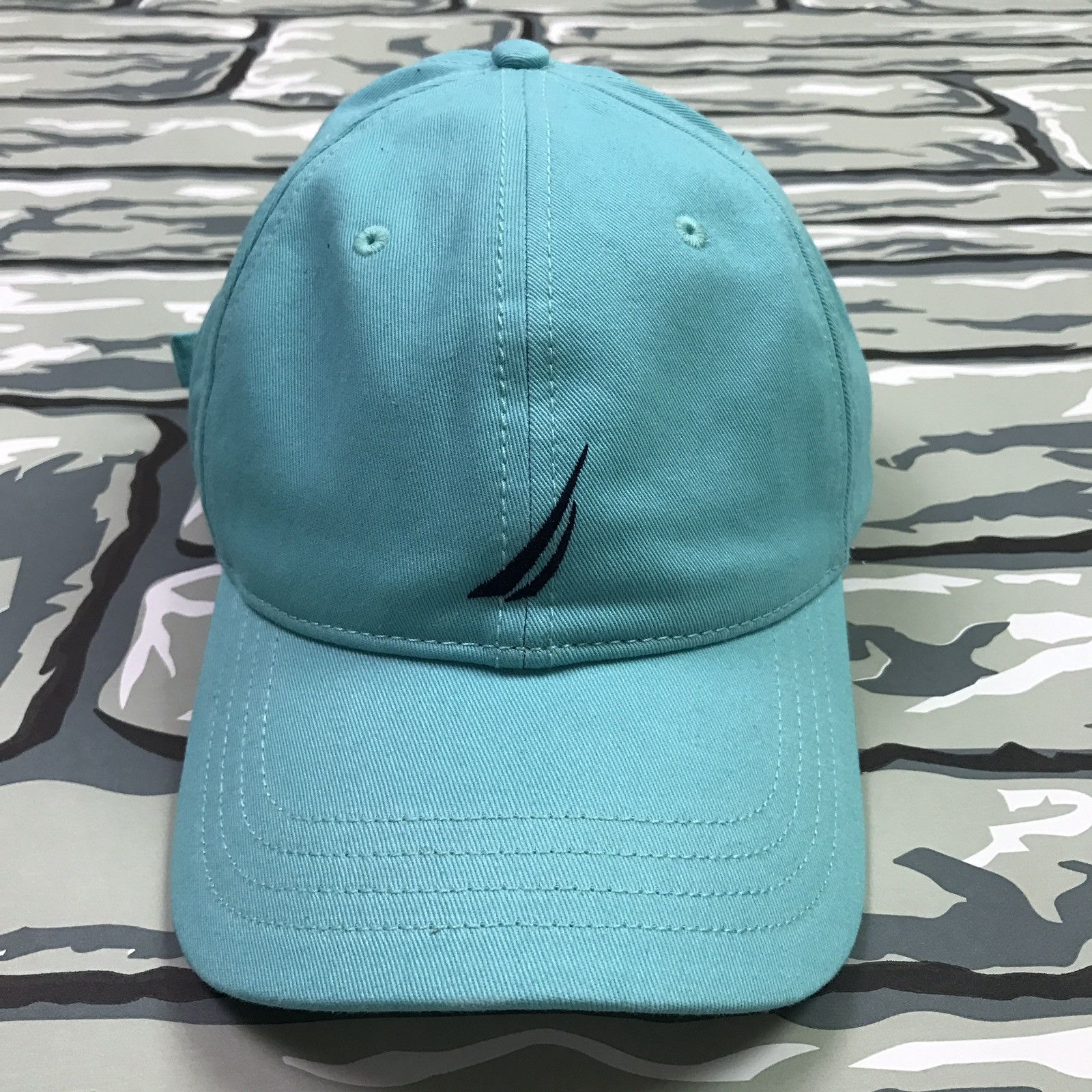 Nautica Nautica Teal Strapback Hat Worn Once Size ONE SIZE - 1 Preview