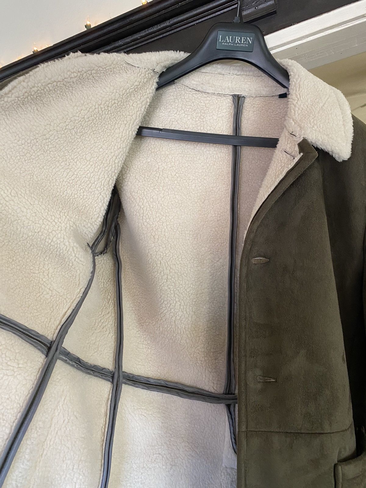 Ralph Lauren Ralph Lauren Faux Shearling Overcoat Size US XL / EU 56 / 4 - 2 Thumbnail