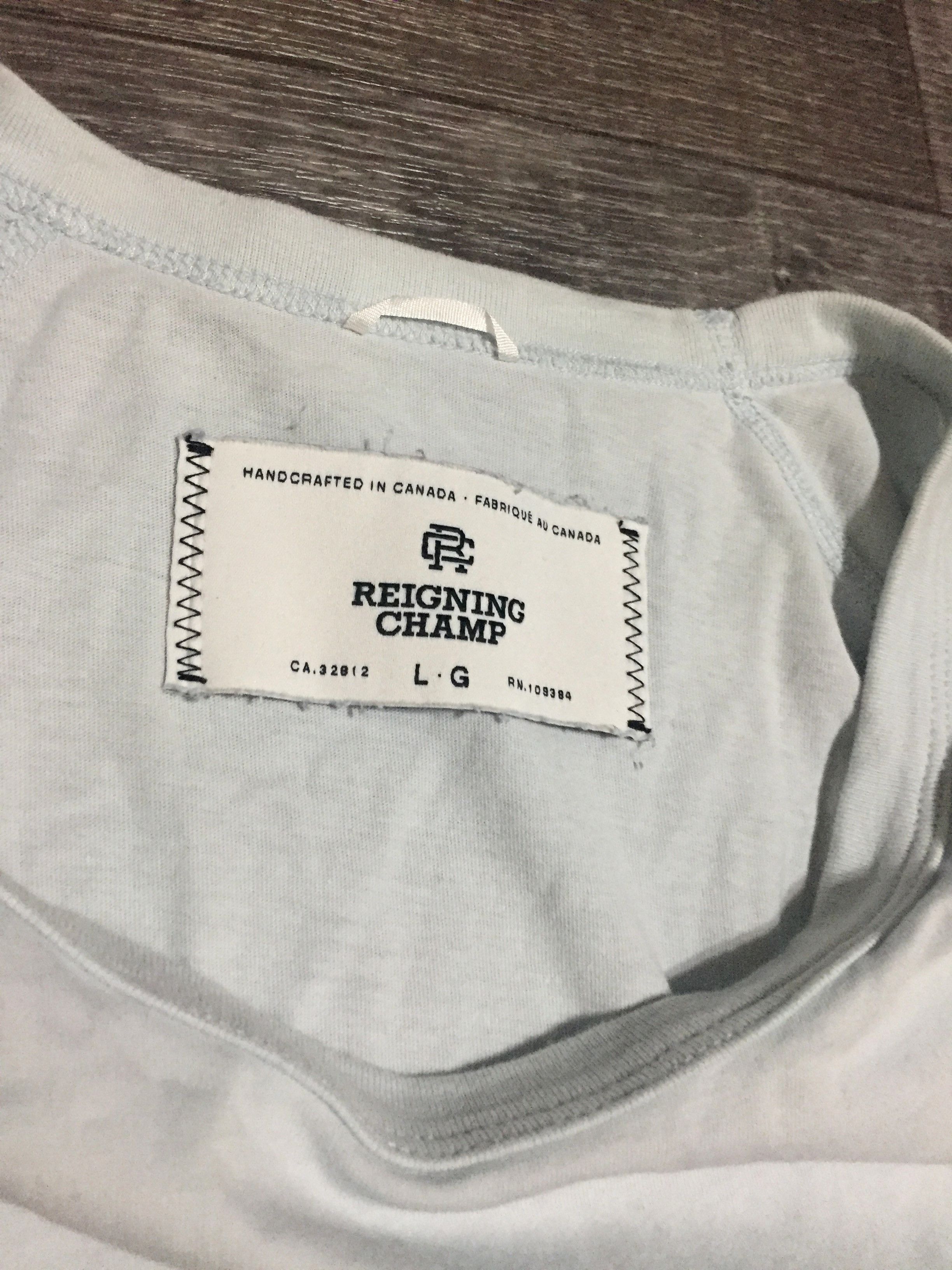 Reigning Champ 2x Reigning Champ Cotton T-shirt Long Sleeve Basic Shirt Set Size US L / EU 52-54 / 3 - 13 Thumbnail