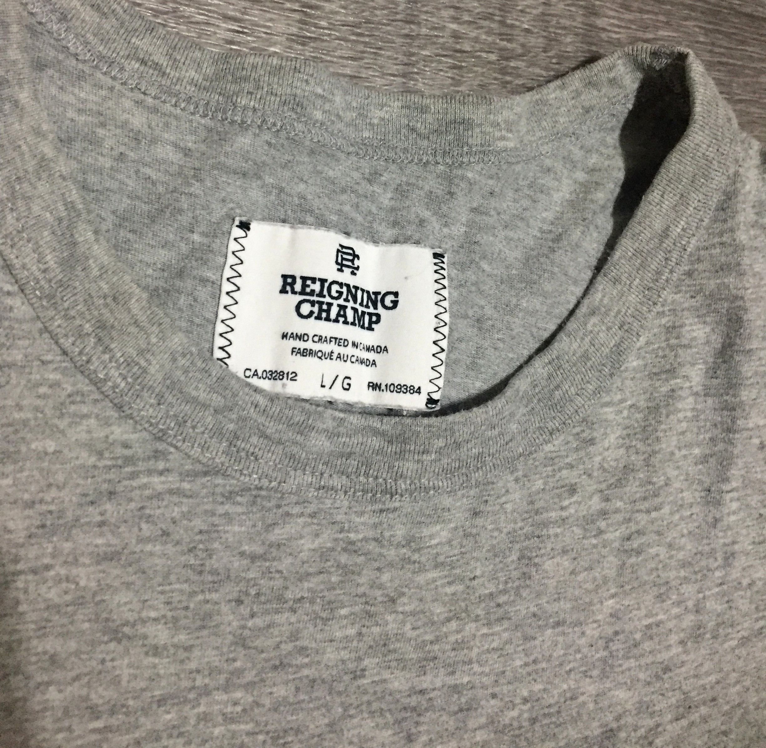 Reigning Champ 2x Reigning Champ Cotton T-shirt Long Sleeve Basic Shirt Set Size US L / EU 52-54 / 3 - 5 Thumbnail