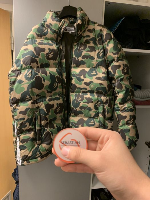 Bape Bape ABC Camo down jacket | Grailed