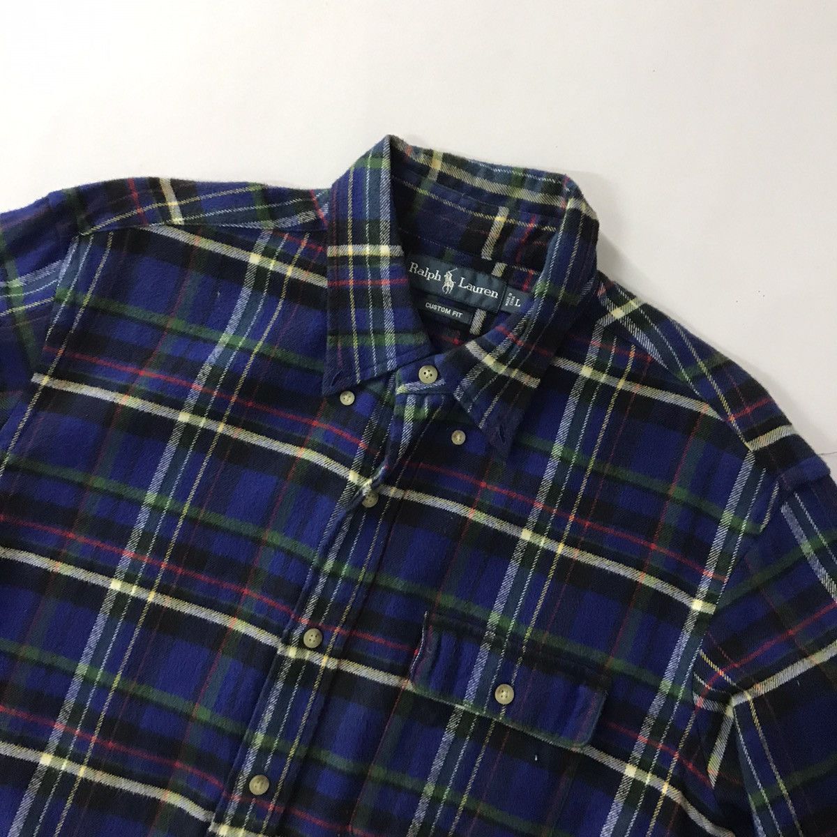 Flannel × Polo Ralph Lauren × Ralph Lauren Vintage Polo Ralph Lauren Button up shirt Size US L / EU 52-54 / 3 - 4 Thumbnail