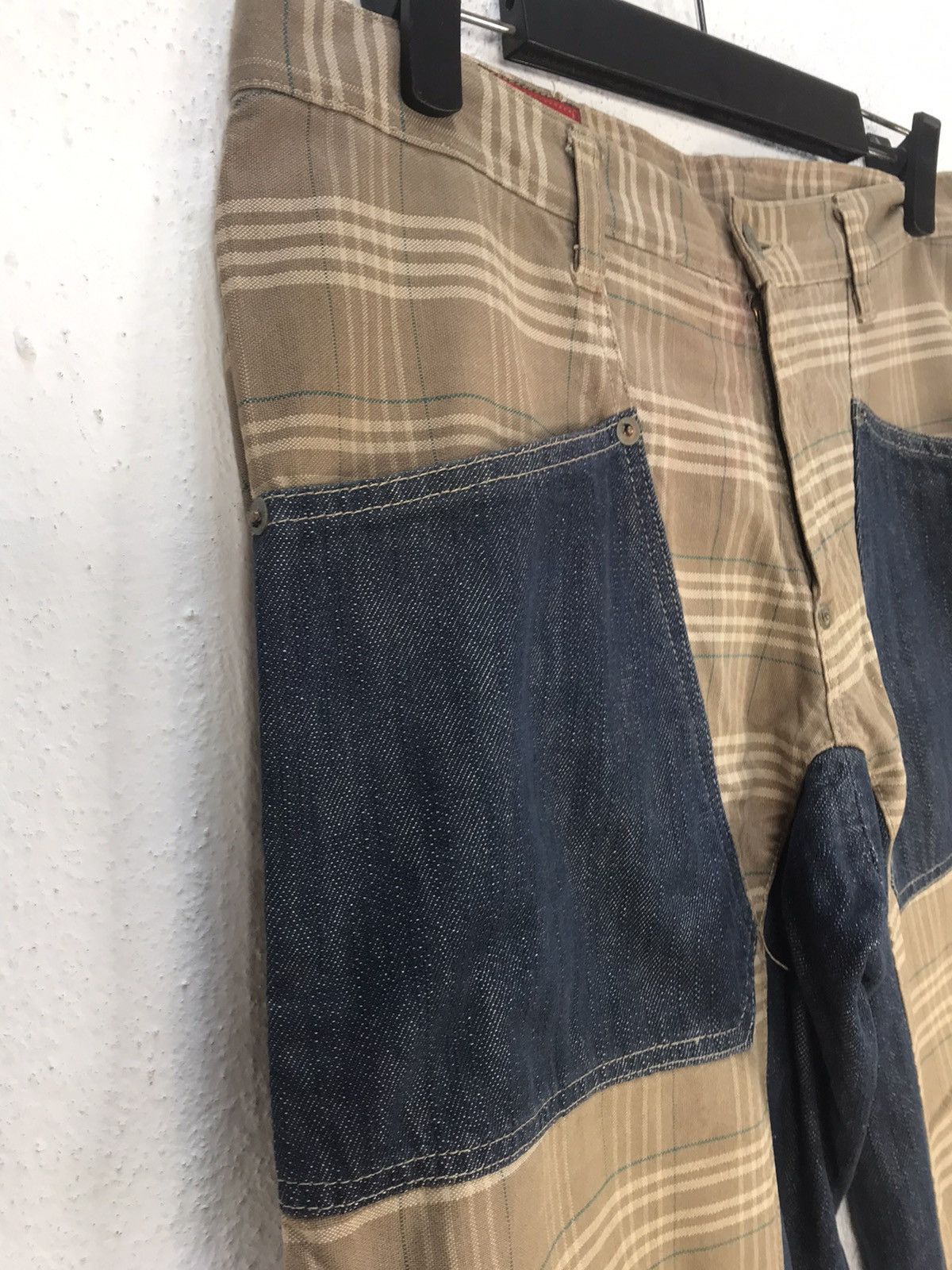 Indian Motorcycle × Other INDIAN MOTORCYCLE CHECKED DOUBLE SIDED DENIM PANT Size US 32 / EU 48 - 6 Thumbnail