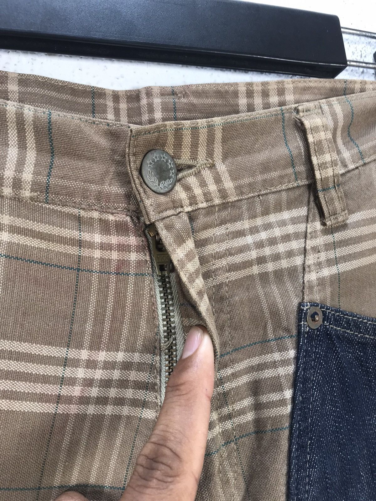 Indian Motorcycle × Other INDIAN MOTORCYCLE CHECKED DOUBLE SIDED DENIM PANT Size US 32 / EU 48 - 5 Thumbnail