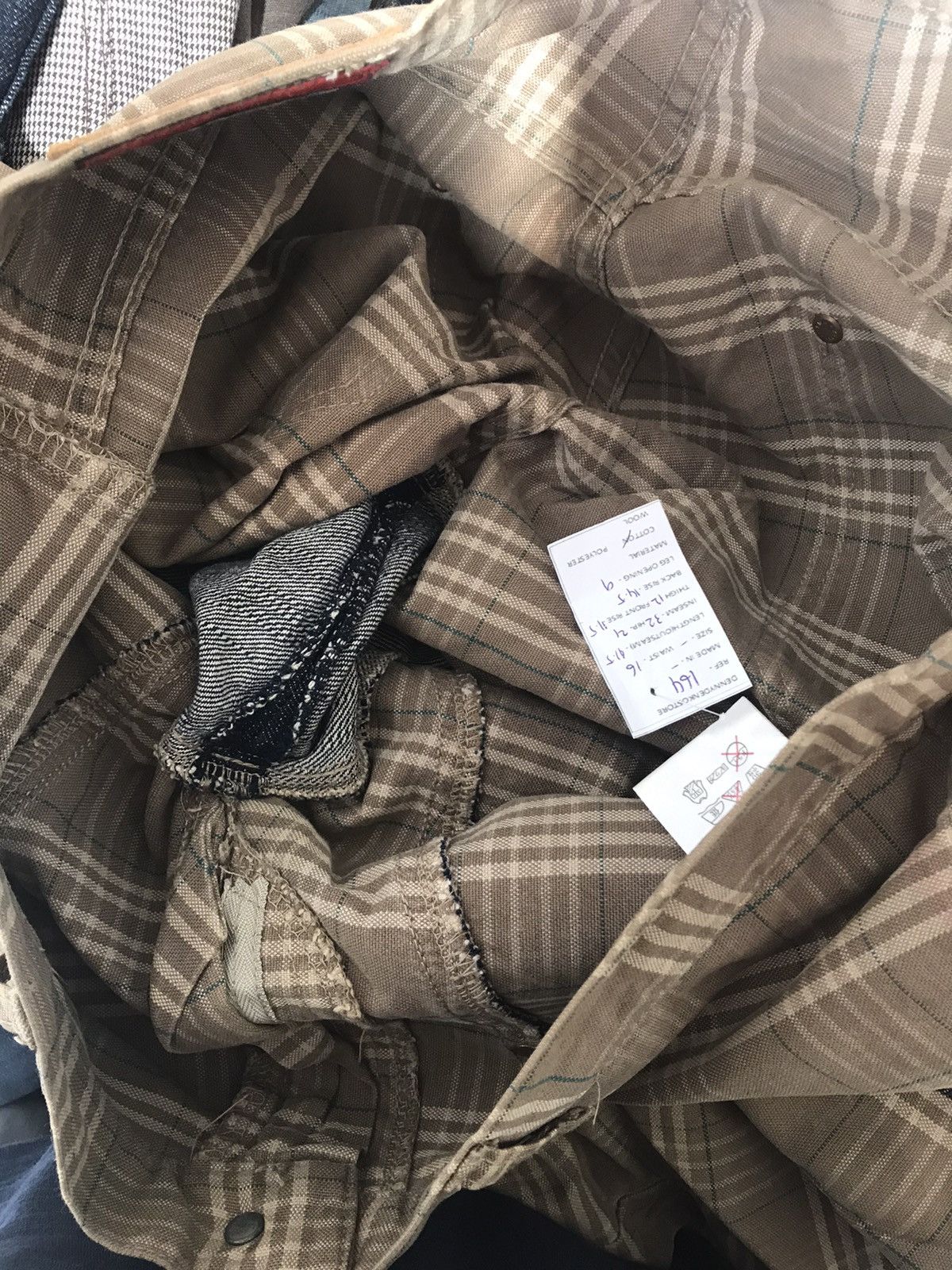 Indian Motorcycle × Other INDIAN MOTORCYCLE CHECKED DOUBLE SIDED DENIM PANT Size US 32 / EU 48 - 10 Thumbnail