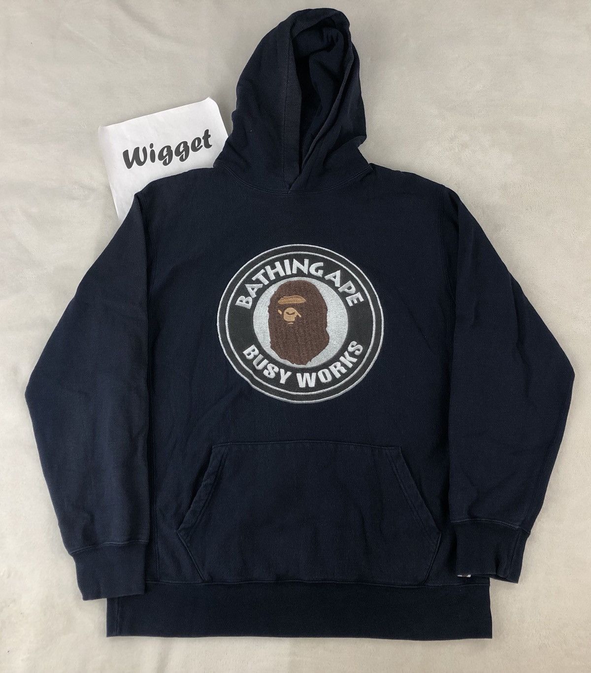 Bape 2000's Bape bathing ape college logo hoodie busy works Size US L / EU 52-54 / 3 - 1 Thumbnail