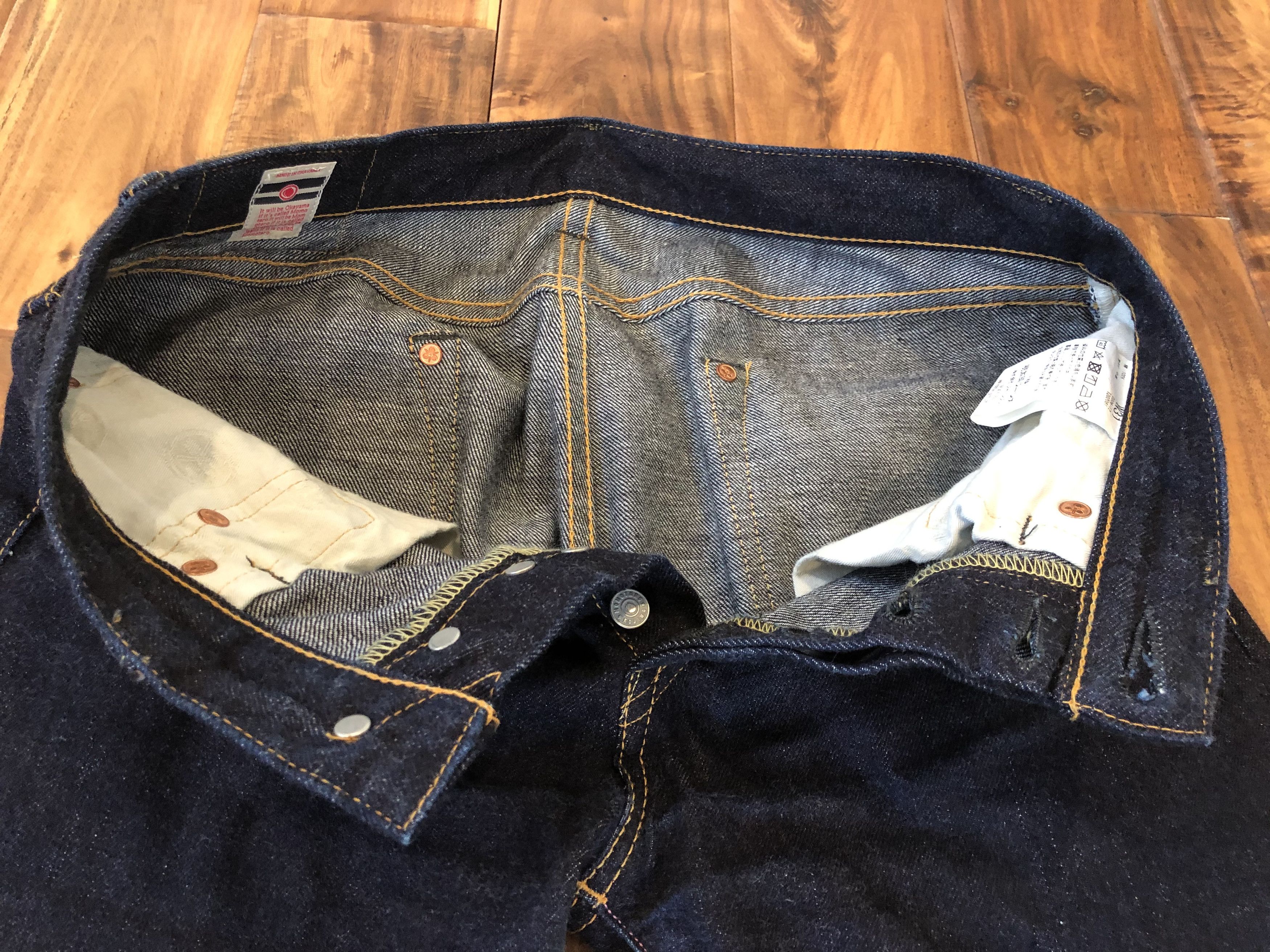 Momotaro Jeans 0306-12 12oz Selvedge Denim - Tight Tapered Fit Size US 31 - 5 Thumbnail