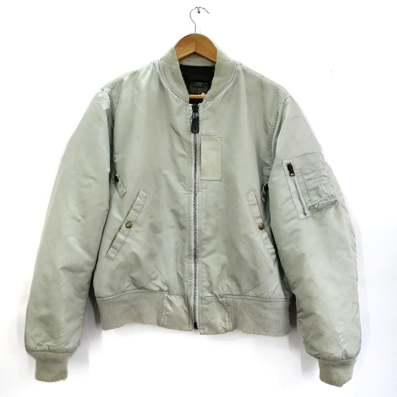 Japanese Brand × Vintage 🔥Vintage Ts' Racing Grey Bombers Jacket Size US S / EU 44-46 / 1 - 2 Thumbnail