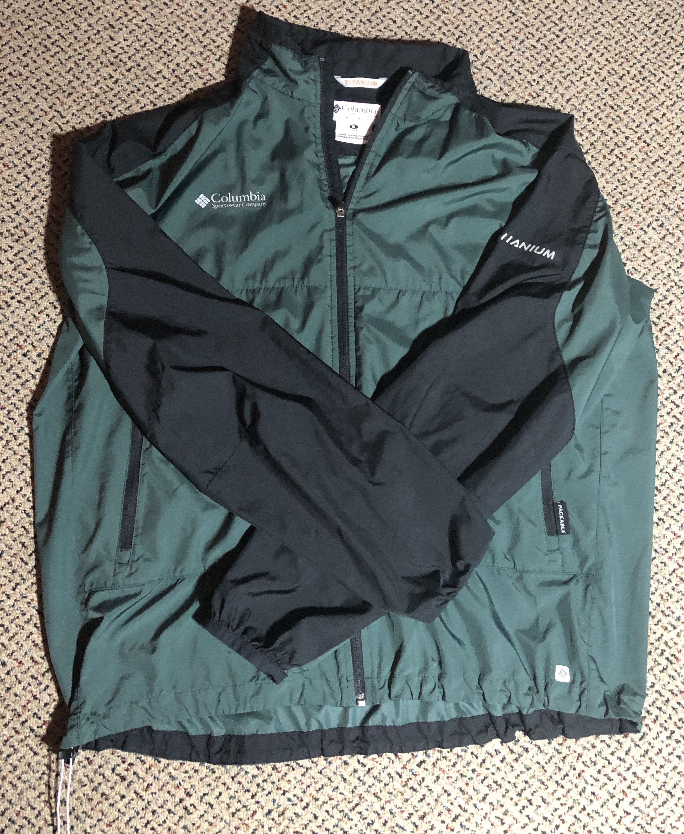 Vintage!! Columbia Titanium Outdoor Water Proof Jacket