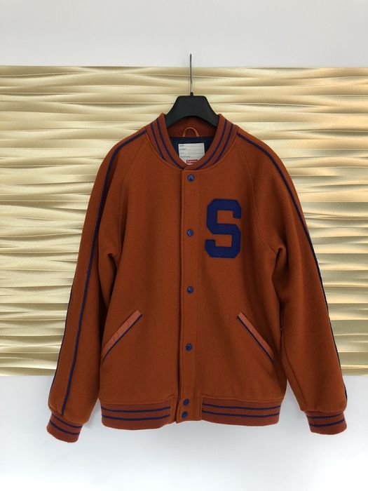 Supreme Supreme Holy Trinity Varsity Jacket | Grailed