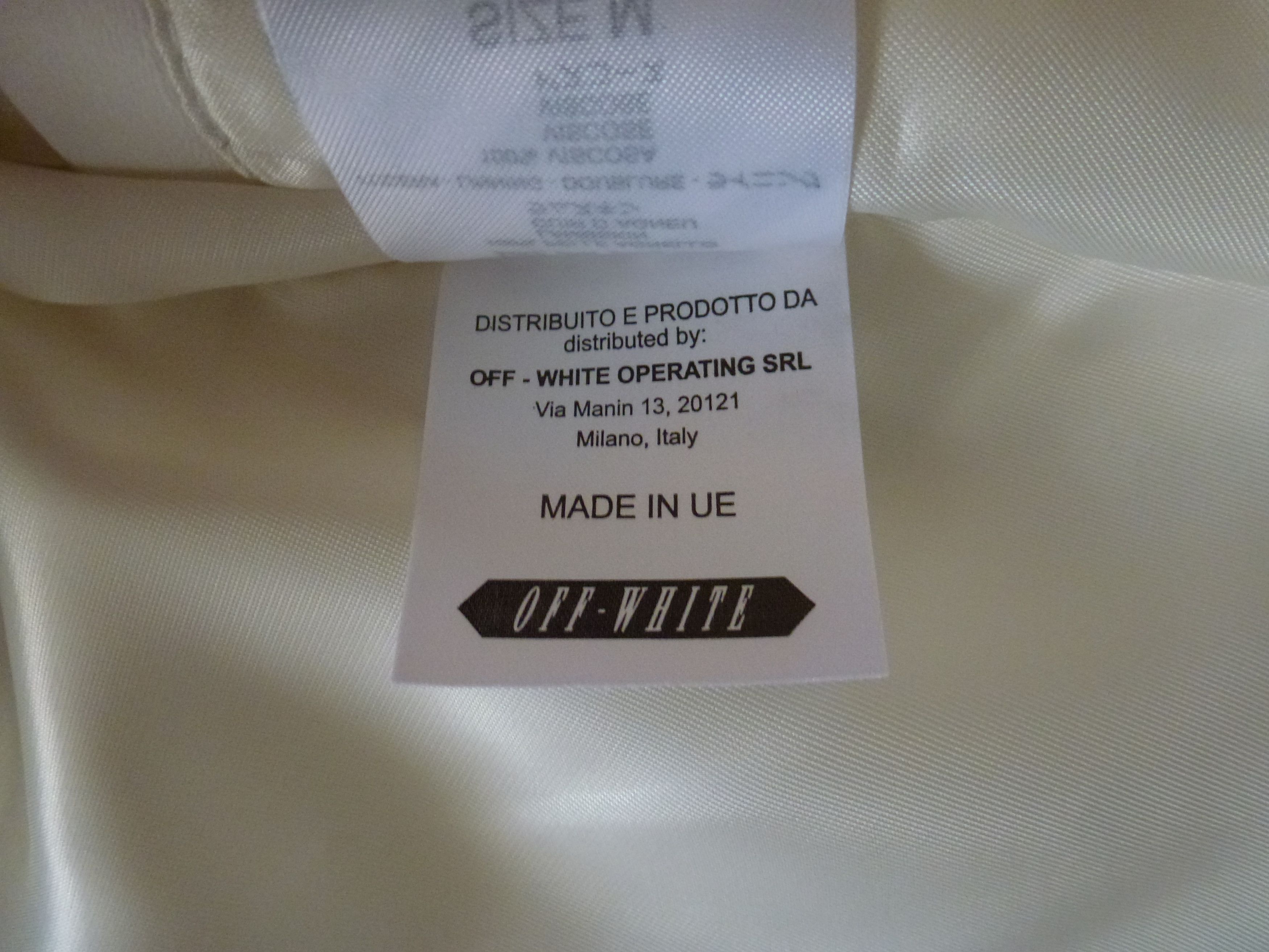 Off-White × Virgil Abloh Off-White c/o Virgil Abloh Leather Jacket Size US M / EU 48-50 / 2 - 4 Thumbnail