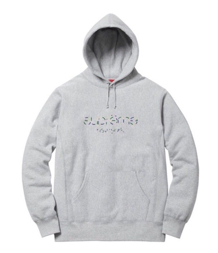 Supreme Multi Color Classic Logo (Grey) | Grailed