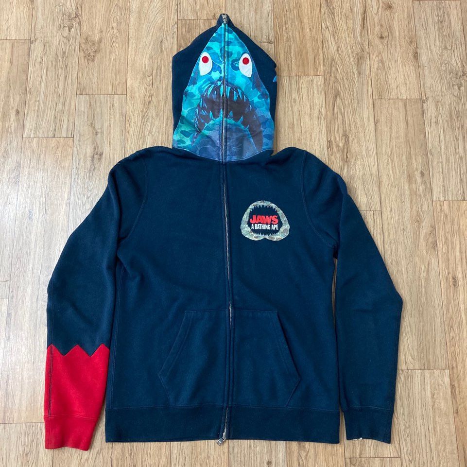 Bape BAPE x JAWS collab shark hoodie Grailed