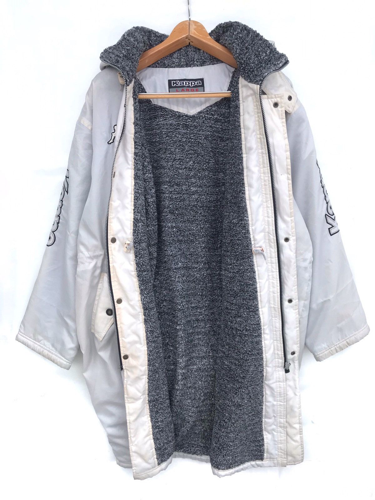 Kappa Vintage Kappa Woven Long Coat Big Embroidered Logo Size US L / EU 52-54 / 3 - 4 Thumbnail