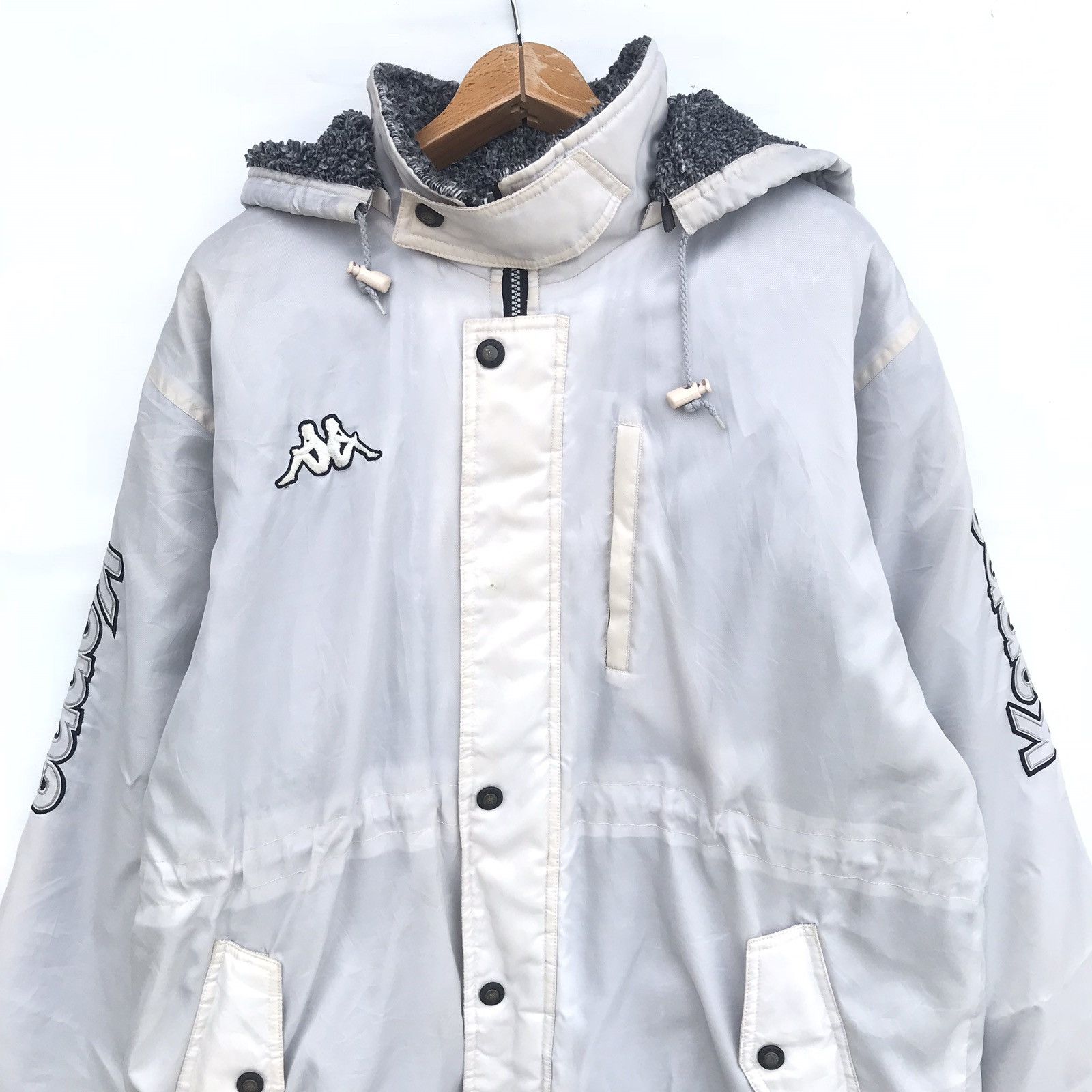 Kappa Vintage Kappa Woven Long Coat Big Embroidered Logo Size US L / EU 52-54 / 3 - 6 Thumbnail