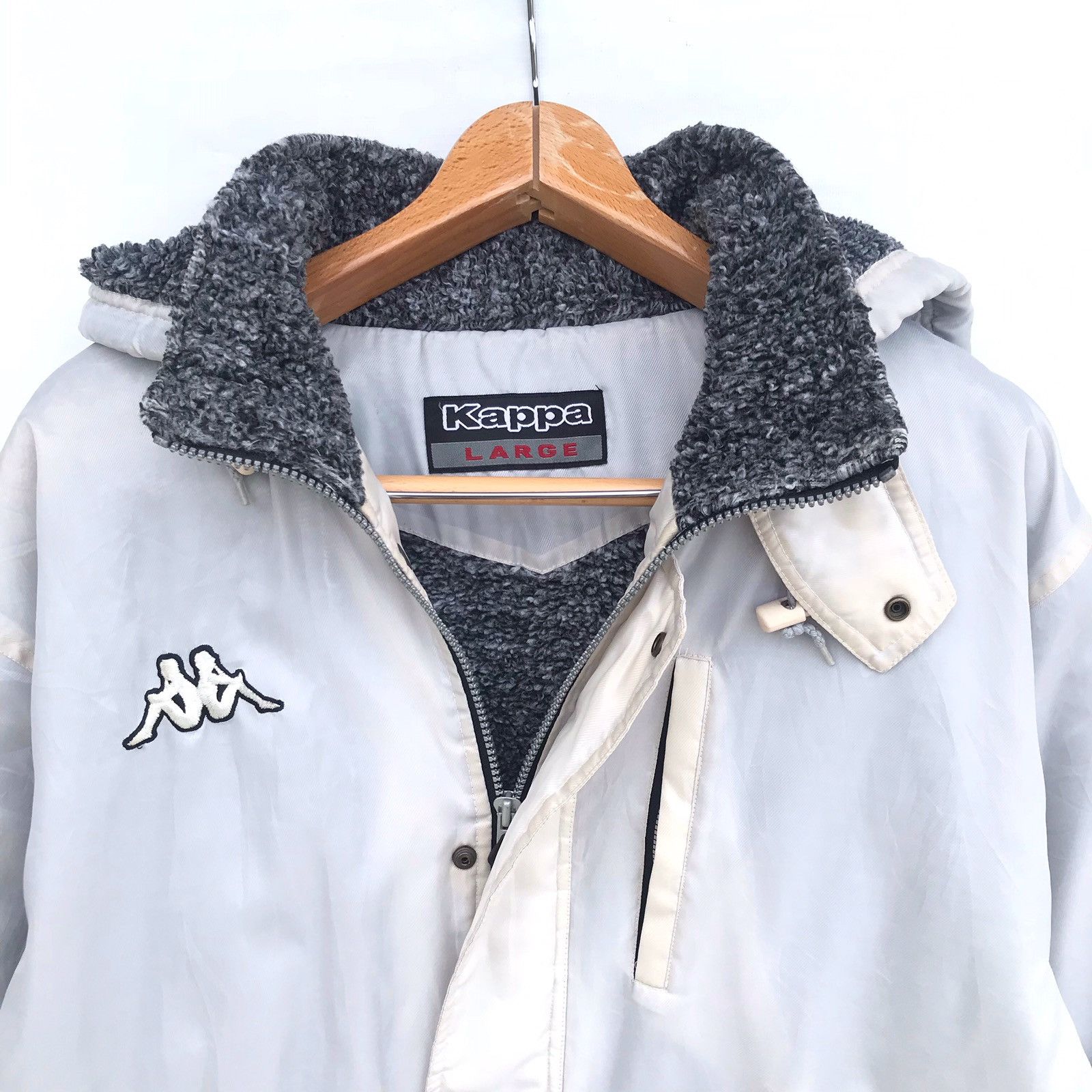 Kappa Vintage Kappa Woven Long Coat Big Embroidered Logo Size US L / EU 52-54 / 3 - 5 Thumbnail