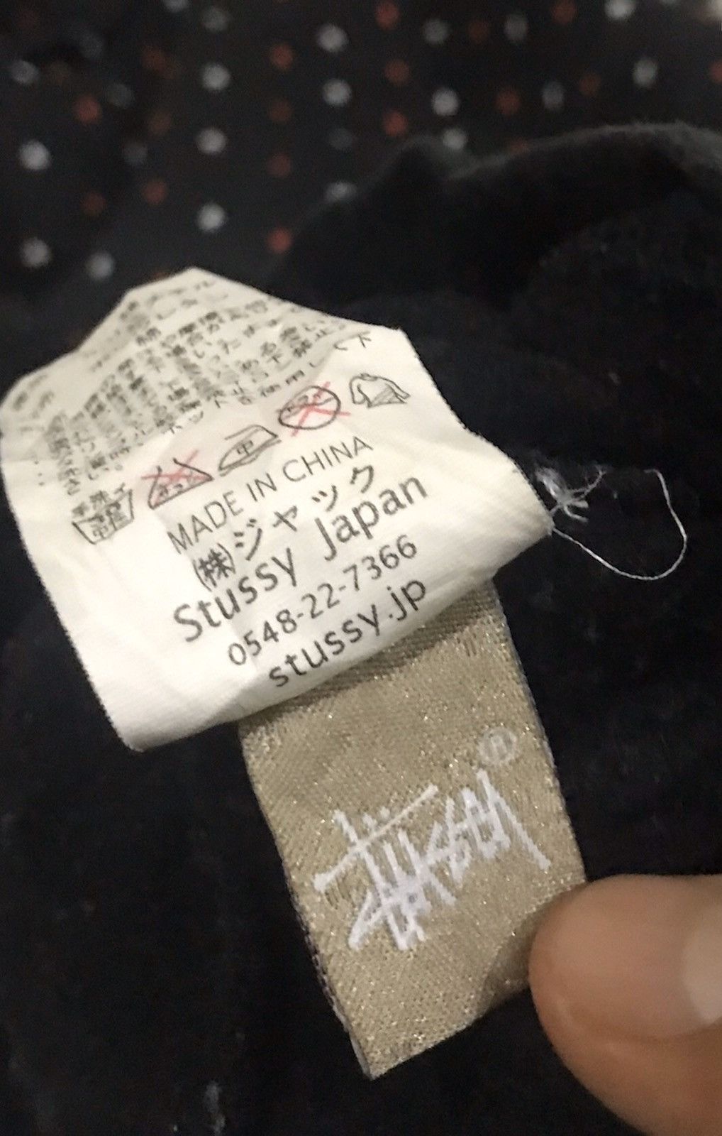 Stussy Stussy Polka Dot Hoodie Size US L / EU 52-54 / 3 - 6 Thumbnail