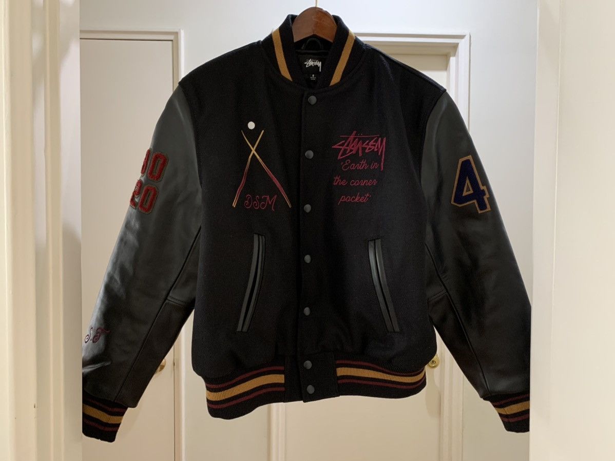 Dover Street Market × Leather Jacket × Stussy Stussy 40th Anniversary IST  Jacket DSM size small | Grailed