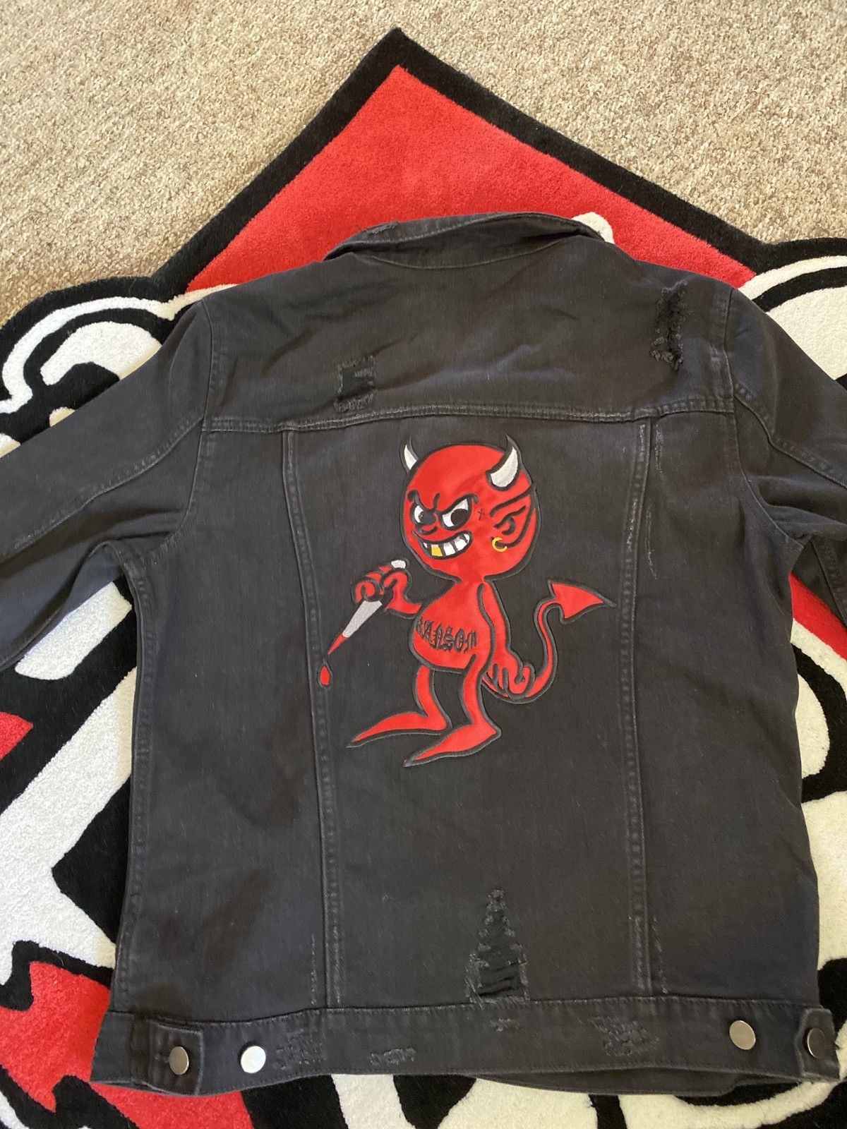 Ransom Clothing RANSOM DENIM JACKET *RARE* Size US L / EU 52-54 / 3 - 3 Thumbnail