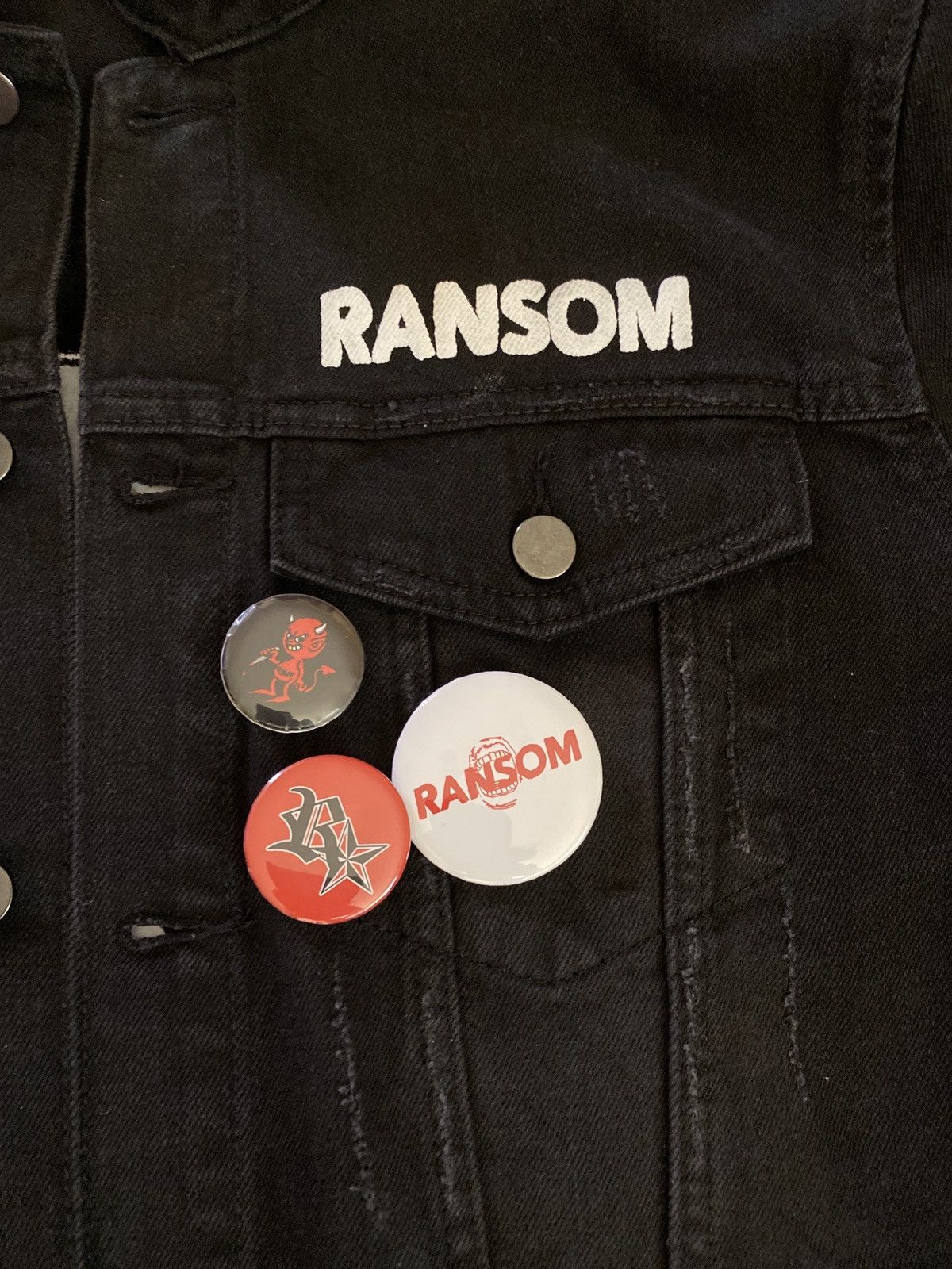 Ransom Clothing RANSOM DENIM JACKET *RARE* Size US L / EU 52-54 / 3 - 2 Thumbnail
