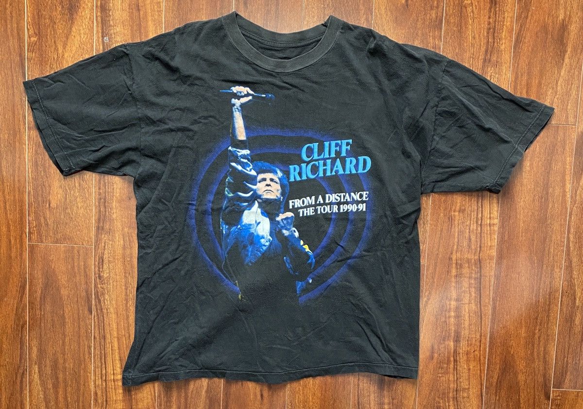 90's CLIFF RICHARD FROM A DISTANCE Tシャツ Band Tees × Vintage Cliff Richard From Distance 1990-91 Tour T