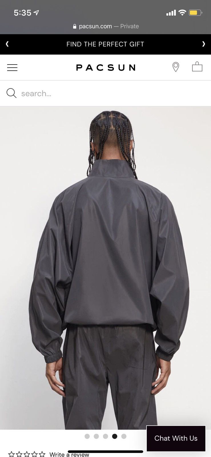 FOG FOG Essentials Reflective Track Jacket Size US M / EU 48-50 / 2 - 5 Thumbnail